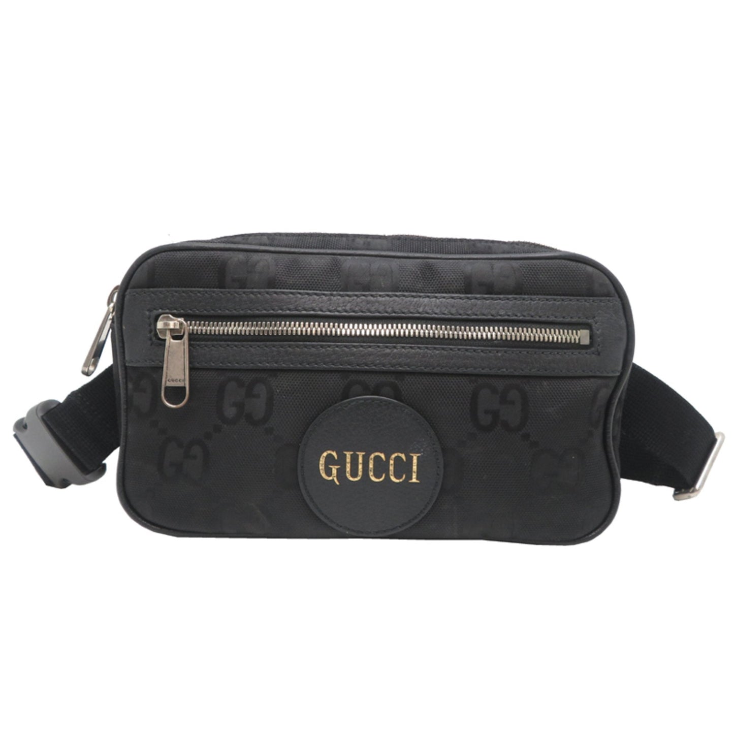 Gucci Black Nylon Leather Fanny Pack ( )