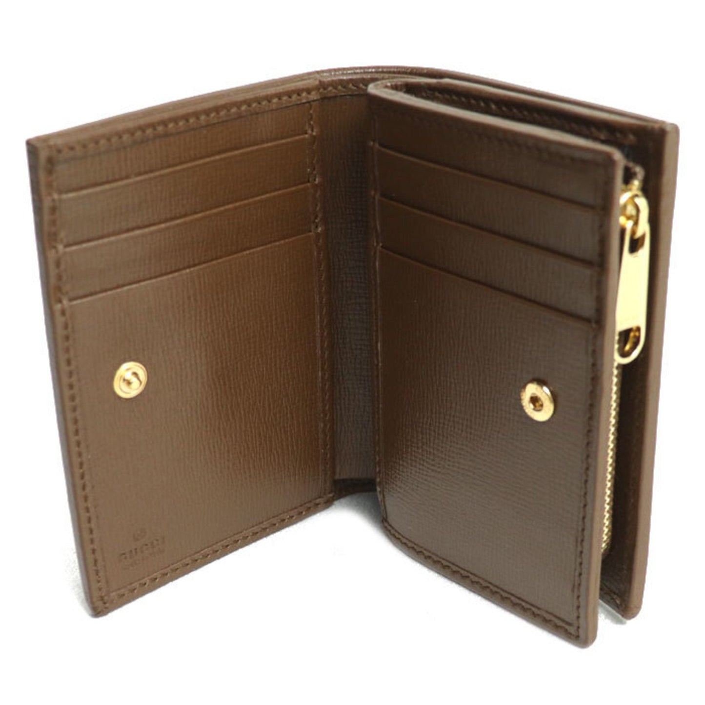 Gucci Beige Gg Supreme Leather Wallet (Bi-Fold) ( )
