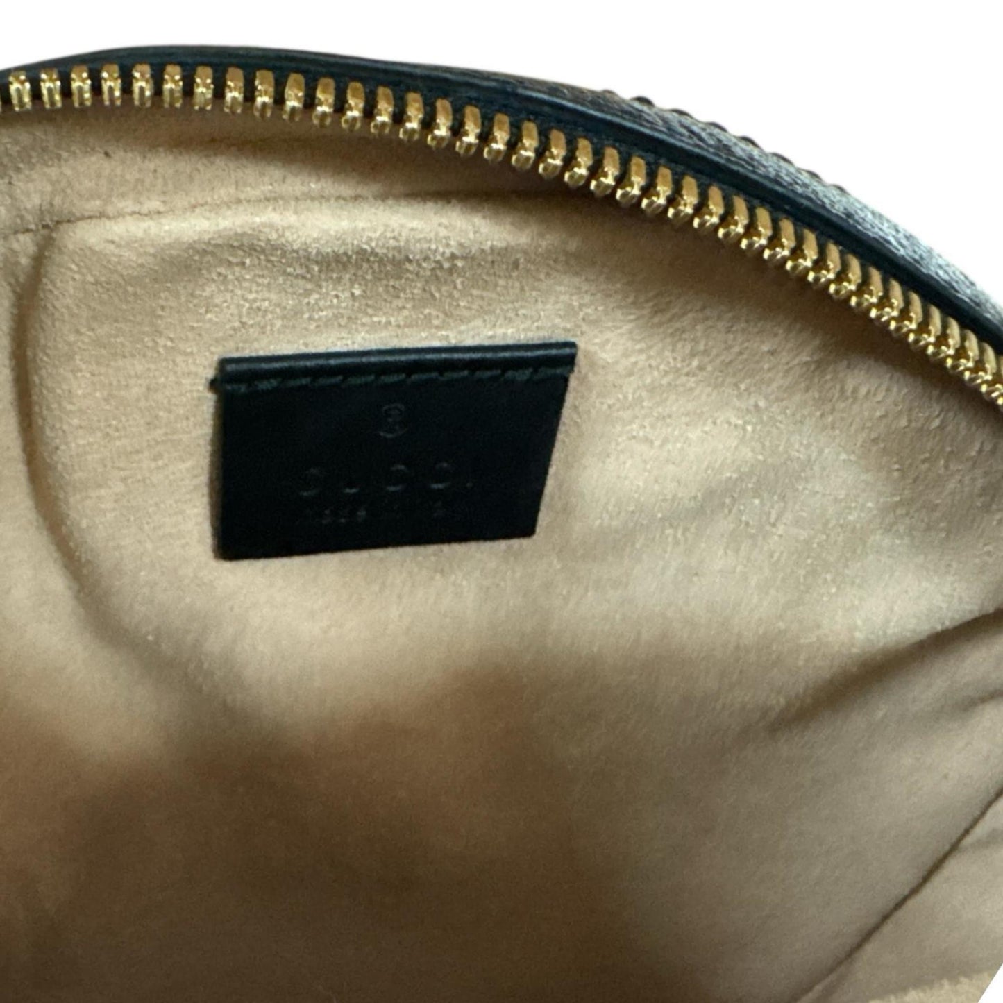 Gucci Black Patent Leather Suede Shoulder Bag ( )