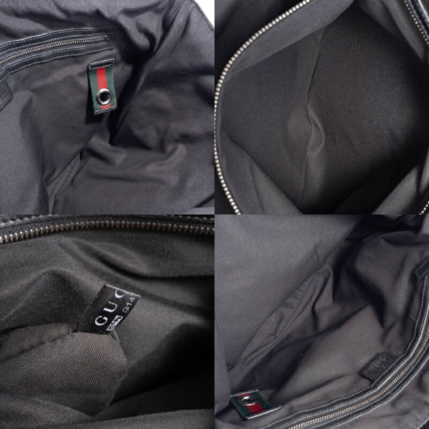 Gucci Black Leather Shoulder Bag ( )