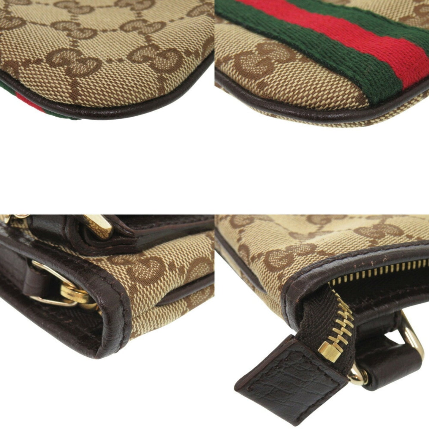 Gucci Beige Gg Canvas Shoulder Bag ( )