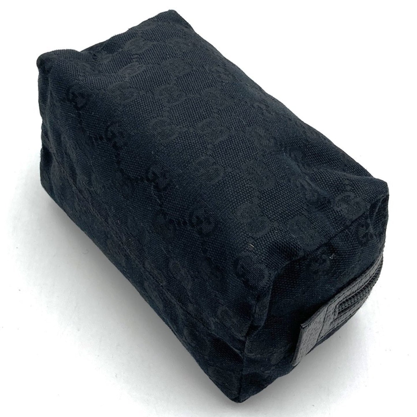 Gucci Black Gg Canvas Pouch ( )