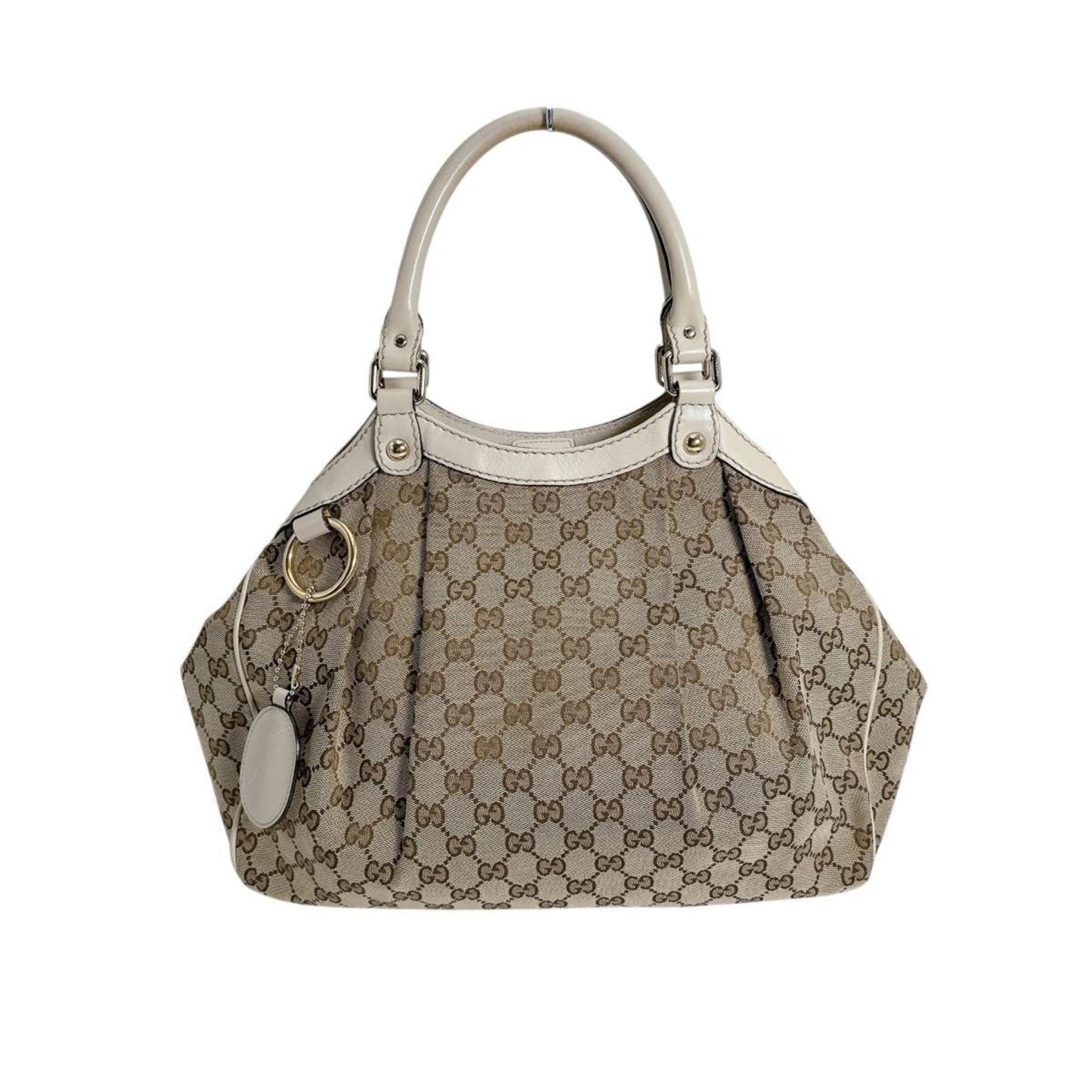 Gucci Gg Canvas Beige Gg Canvas Tote Bag ( )