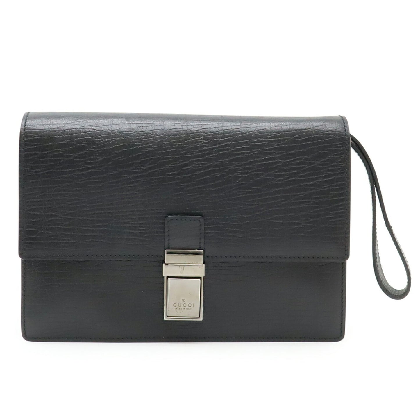 Gucci Black Leather Clutch Bag ( )