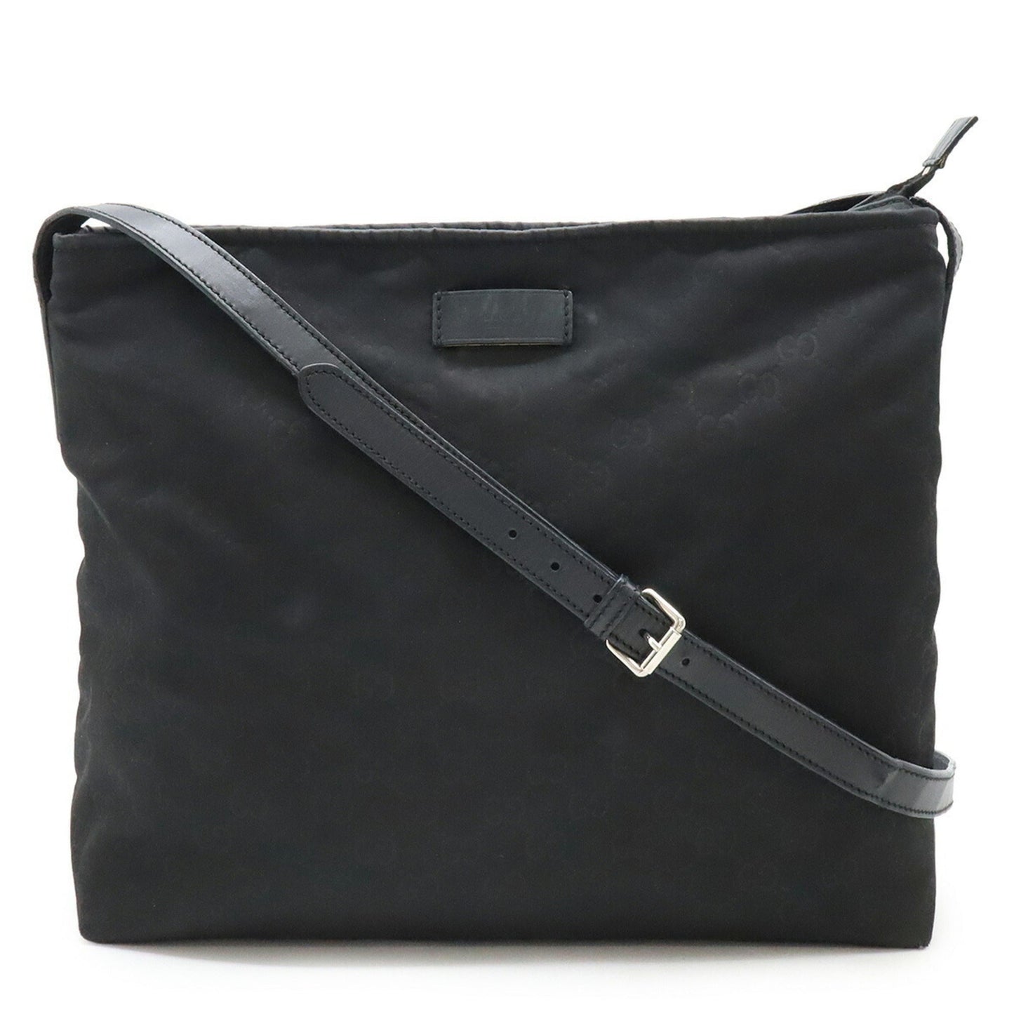 Gucci Black Nylon Leather Shoulder Bag ( )
