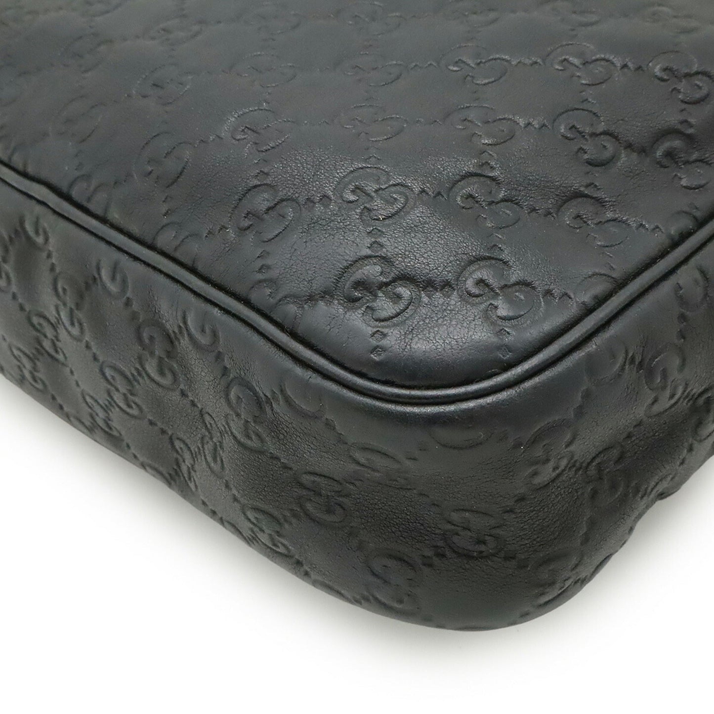 Gucci Black Leather Shoulder Bag ( )