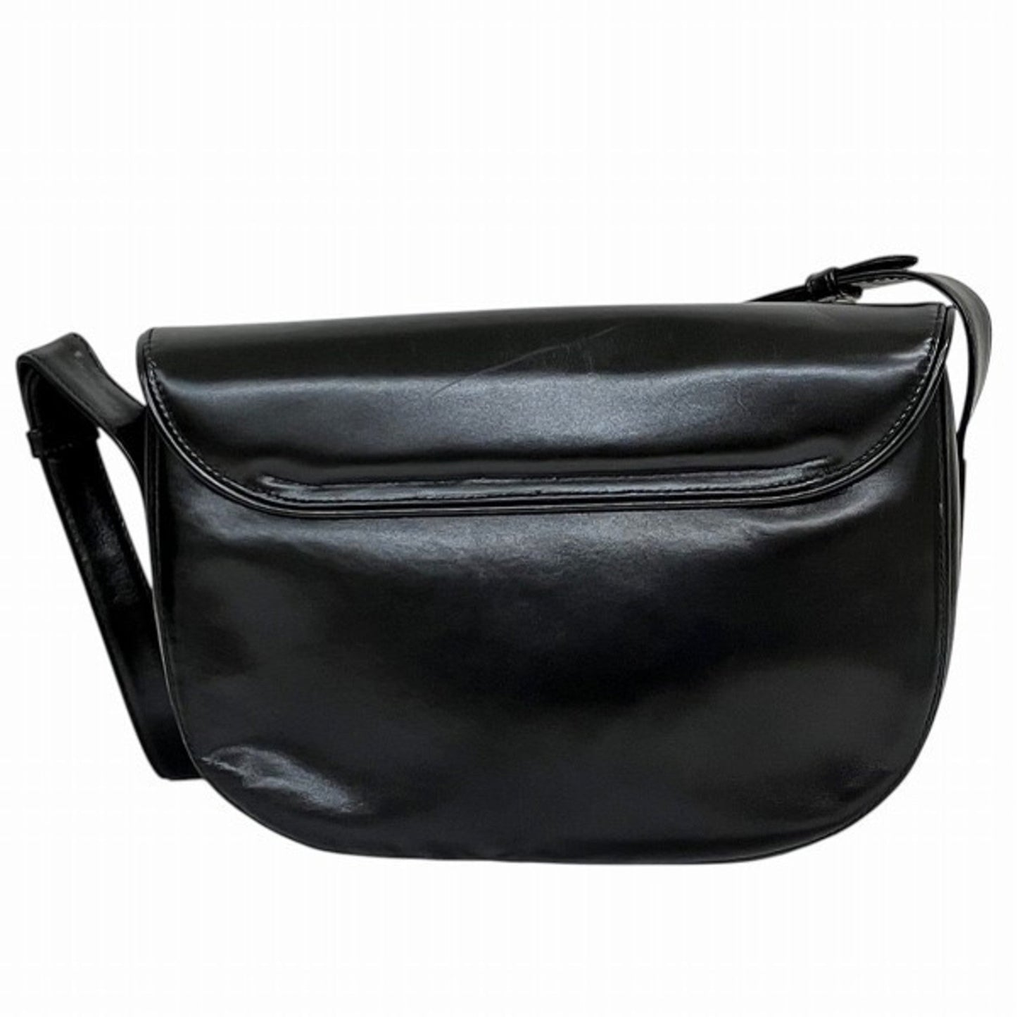 Gucci Black Leather Shoulder Bag ( )
