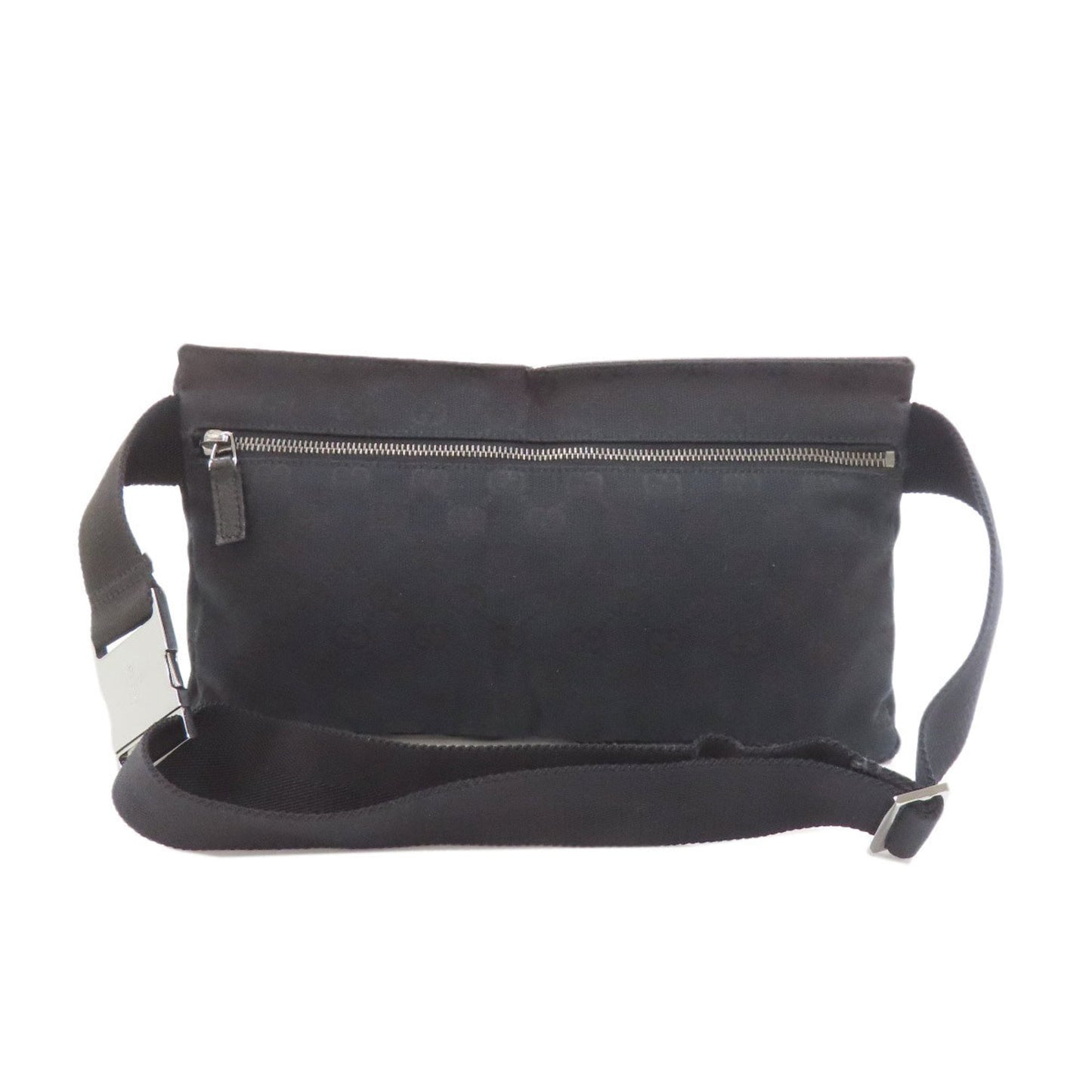 Gucci Black Canvas Fanny Pack Sling Bag ( )