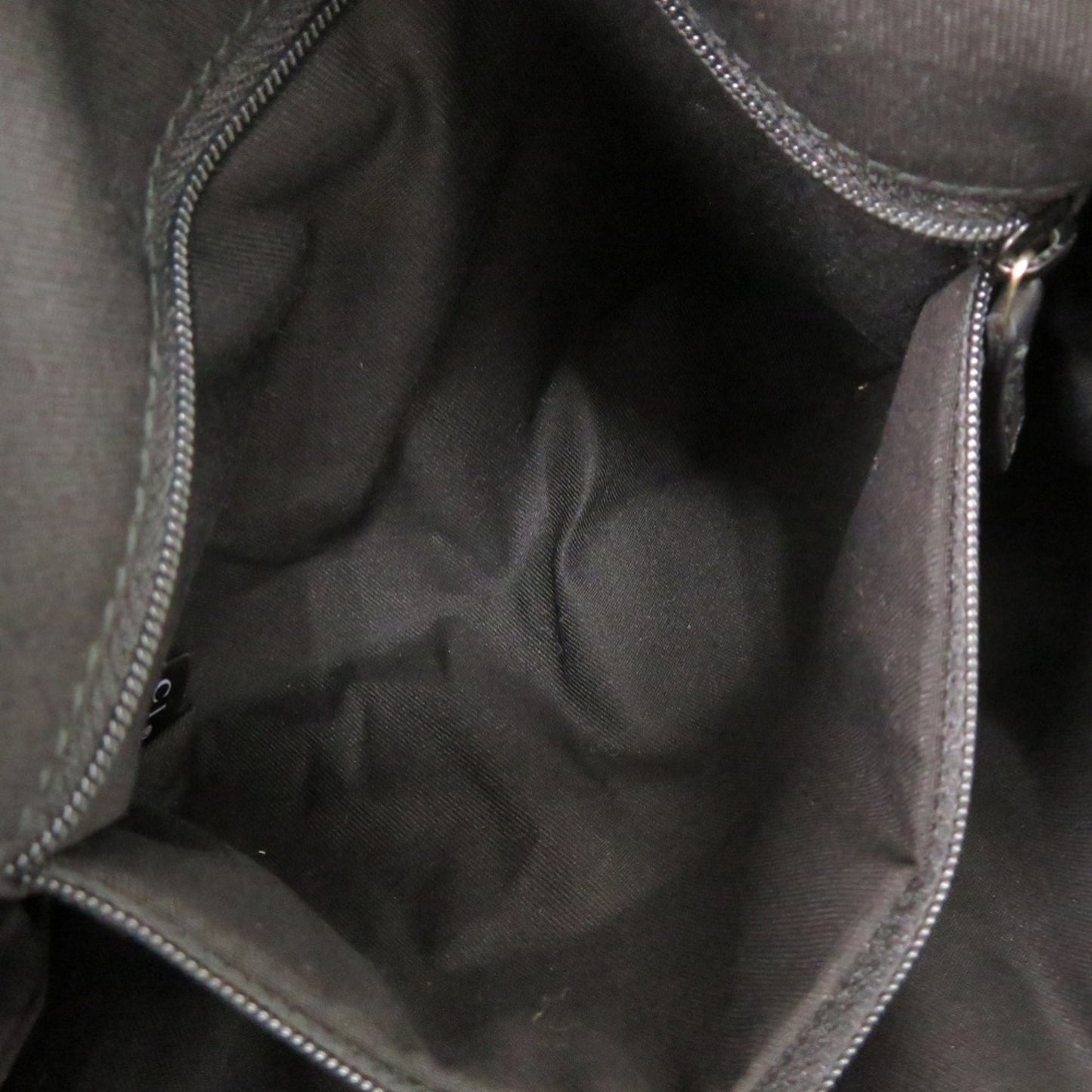 Gucci Black Gg Canvas Leather Shoulder Bag ( )