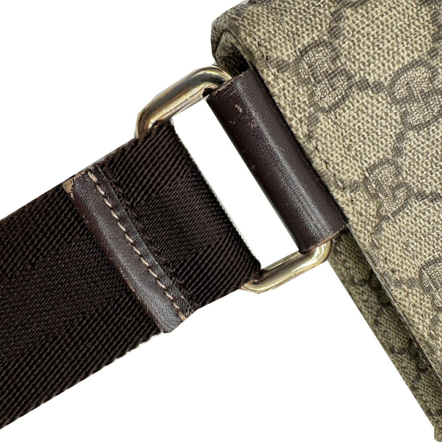 Gucci Brown Pvc Leather Shoulder Bag ( )
