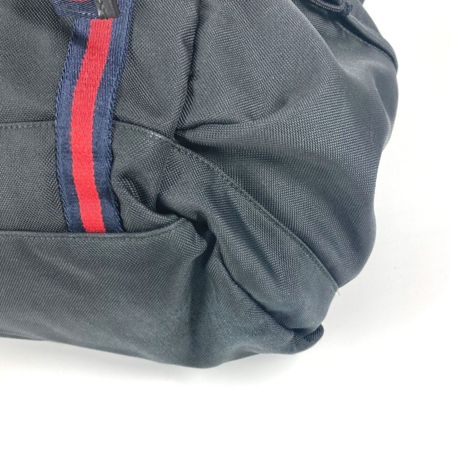 Gucci Sherry Line Black Nylon Canvas Backpack ( )