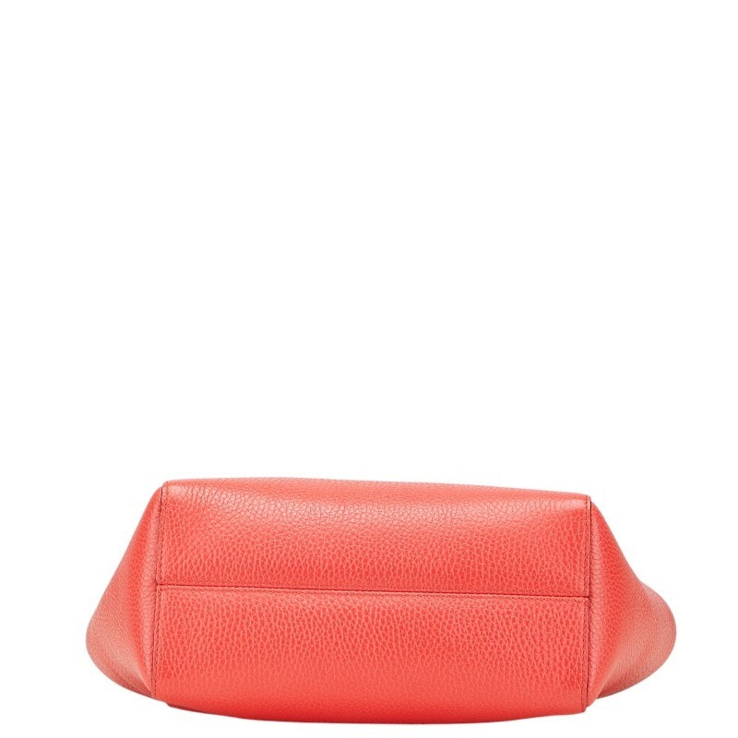 Gucci Pink Red Color Leather Handbag Tote Bag ( )
