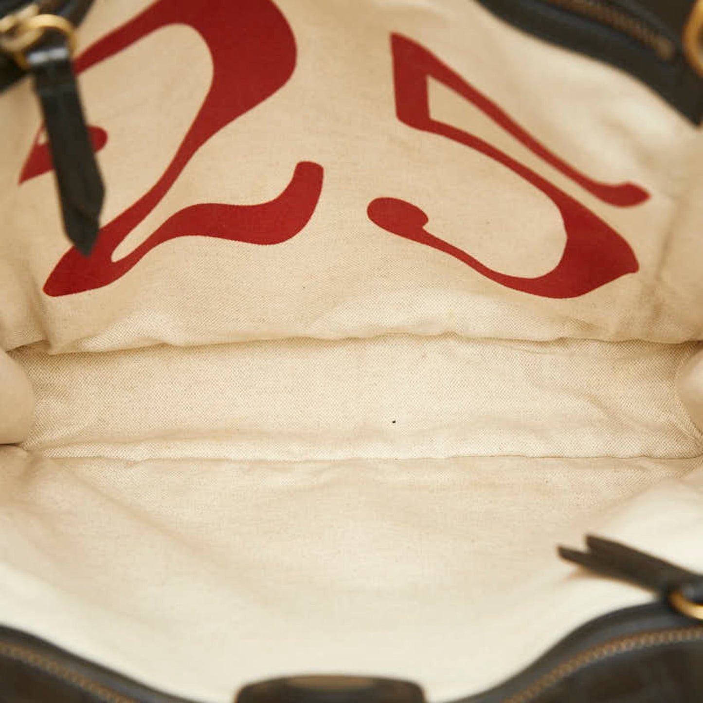 Gucci Beige Pvc Leather Tote Bag ( )
