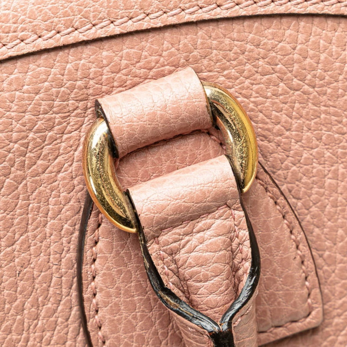 Gucci Pink Leather Handbag Shoulder Bag ( )