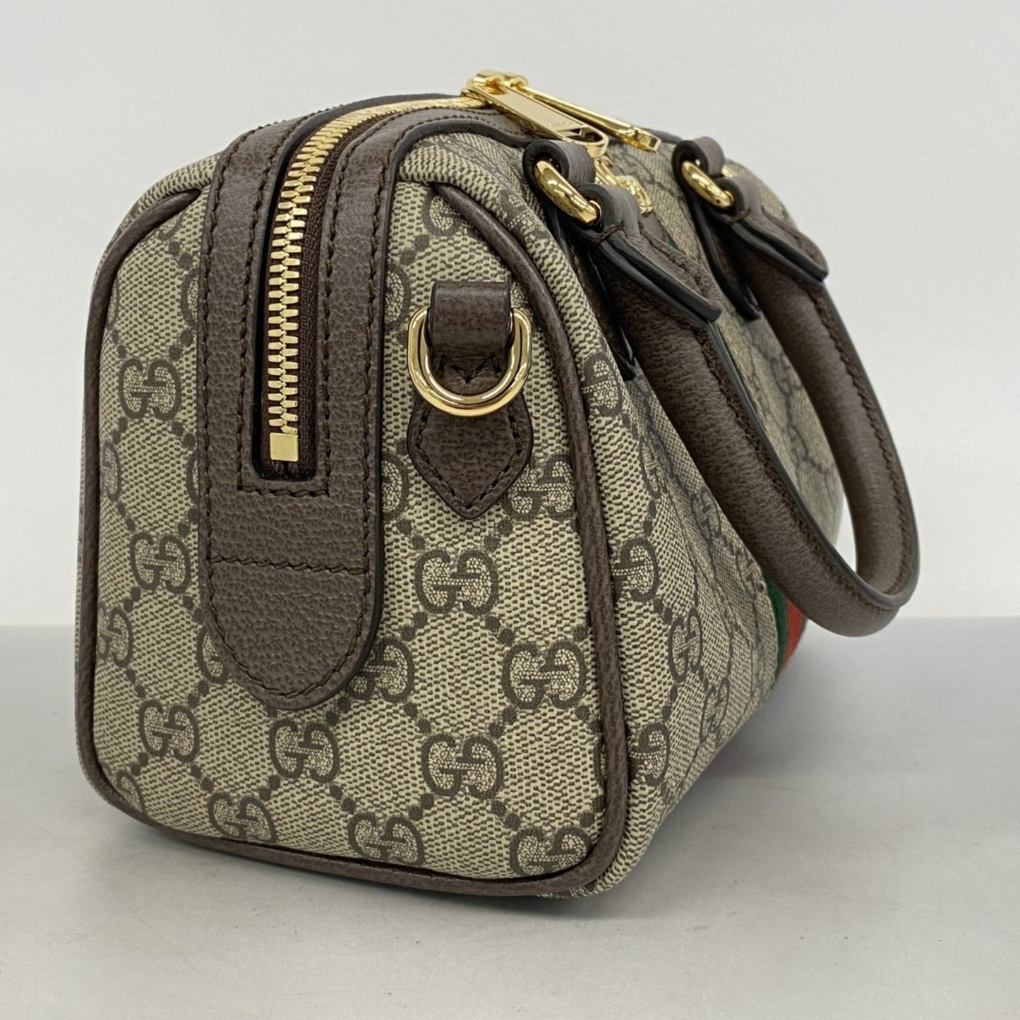 Gucci Brown Pvc Handbag ( )