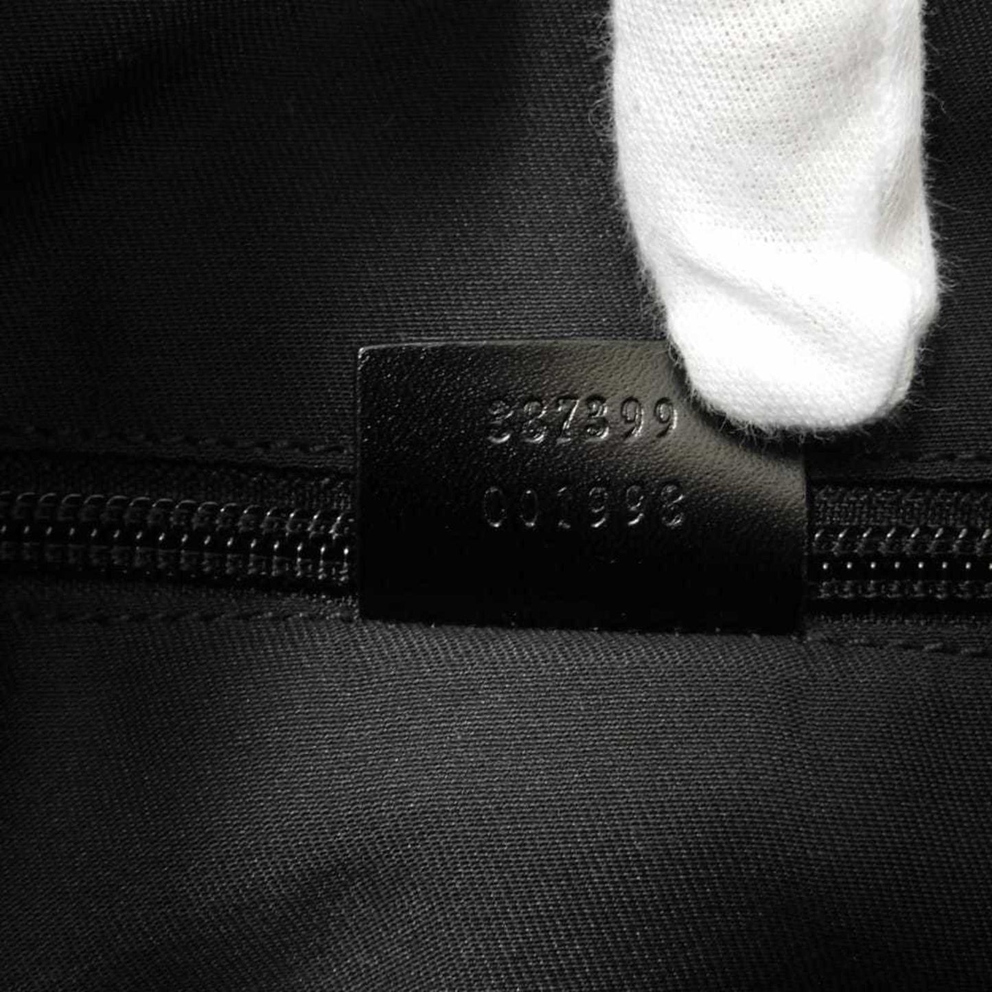 Gucci Diamante Black Leather Messenger Bag Shoulder Bag ( )