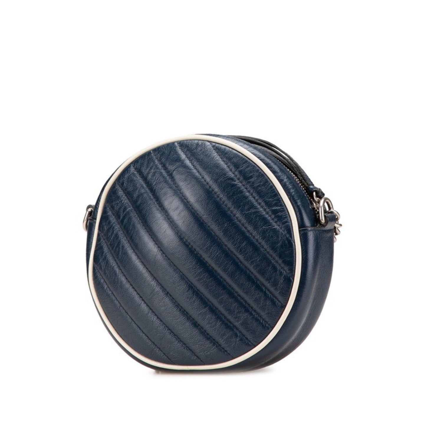 Gucci Navy Leather Shoulder Bag ( )
