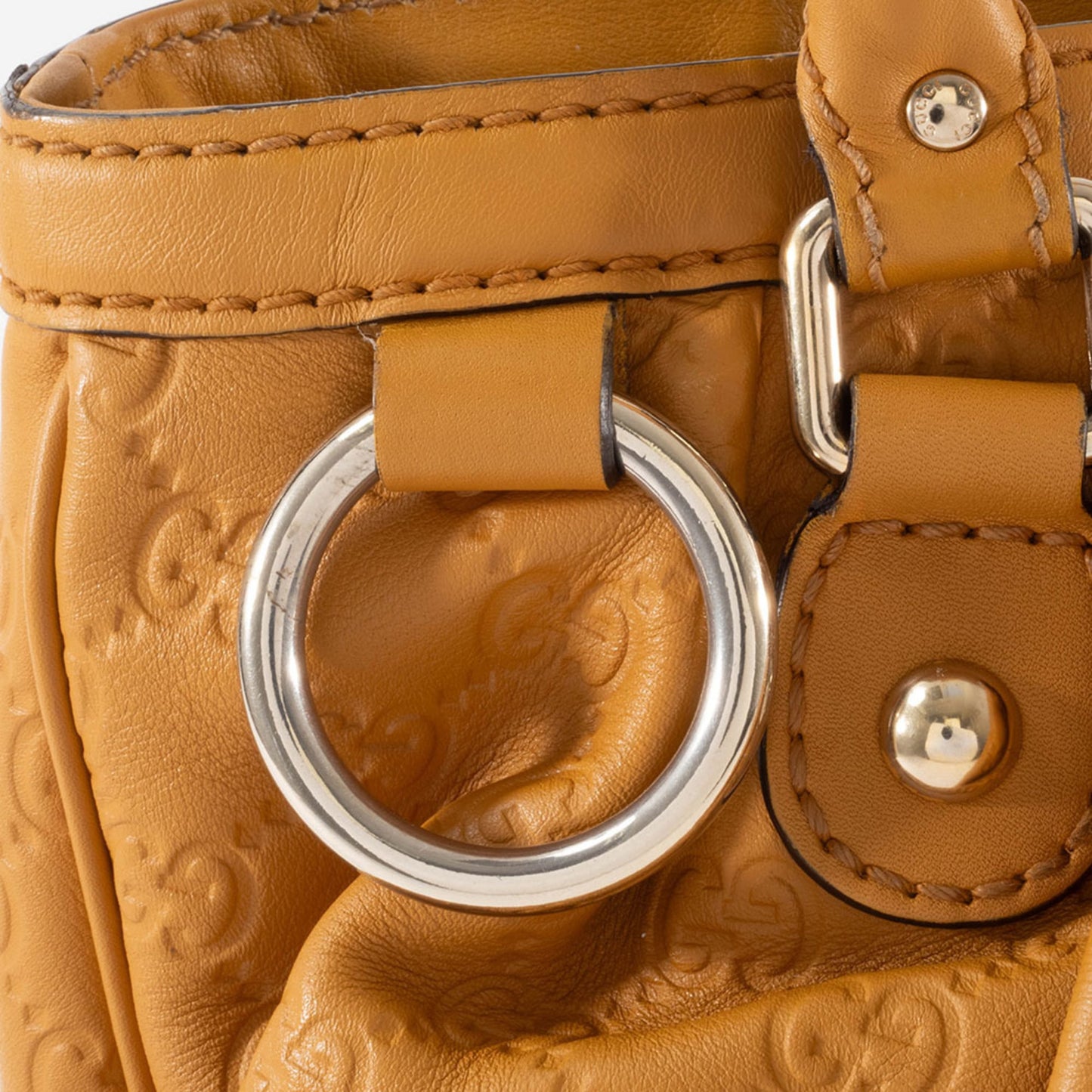 Gucci Brown Leather Handbag ( )
