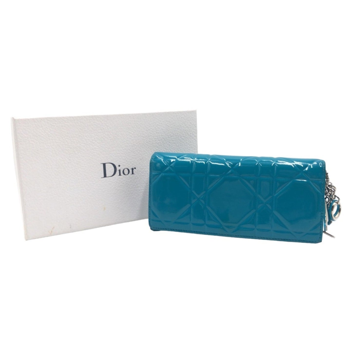 Christian Dior Blue Chain/Shoulder Wallet ()
