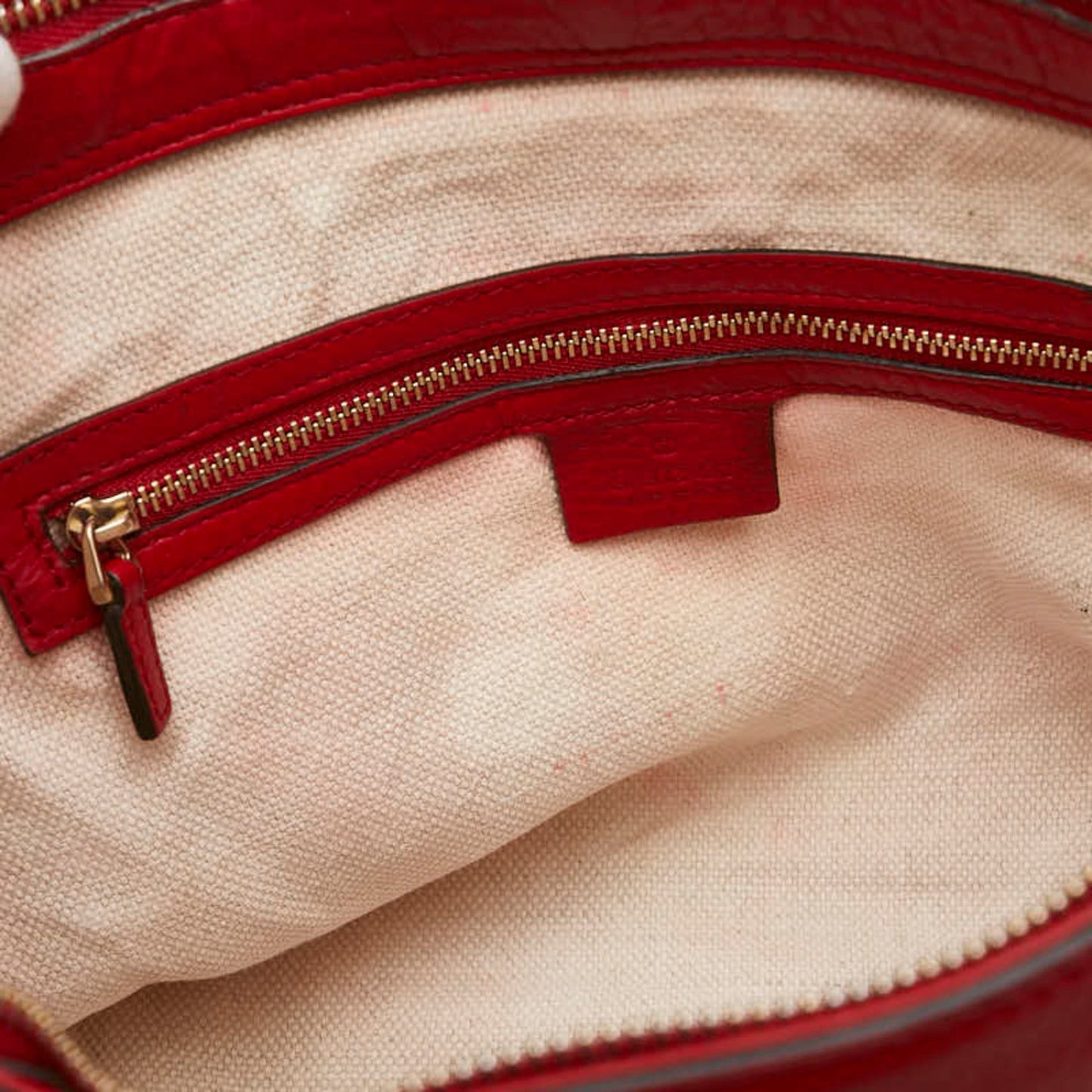 Gucci Soho Red Color Leather Handbag Shoulder Bag ( )