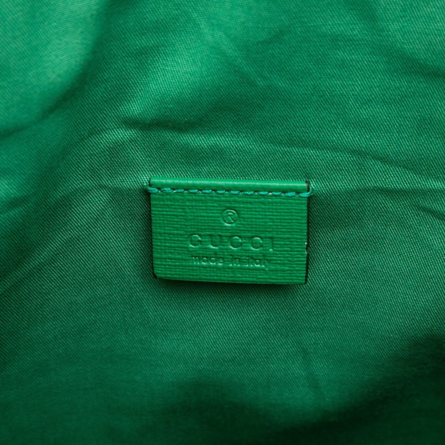 Gucci Green Purple Canvas Handbag Tote Bag ( )