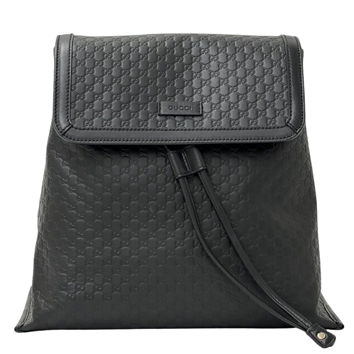 Gucci Black Leather Backpack ( )
