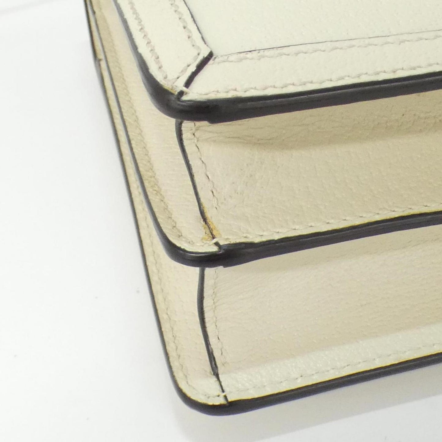 Gucci White Leather Handbag ( )