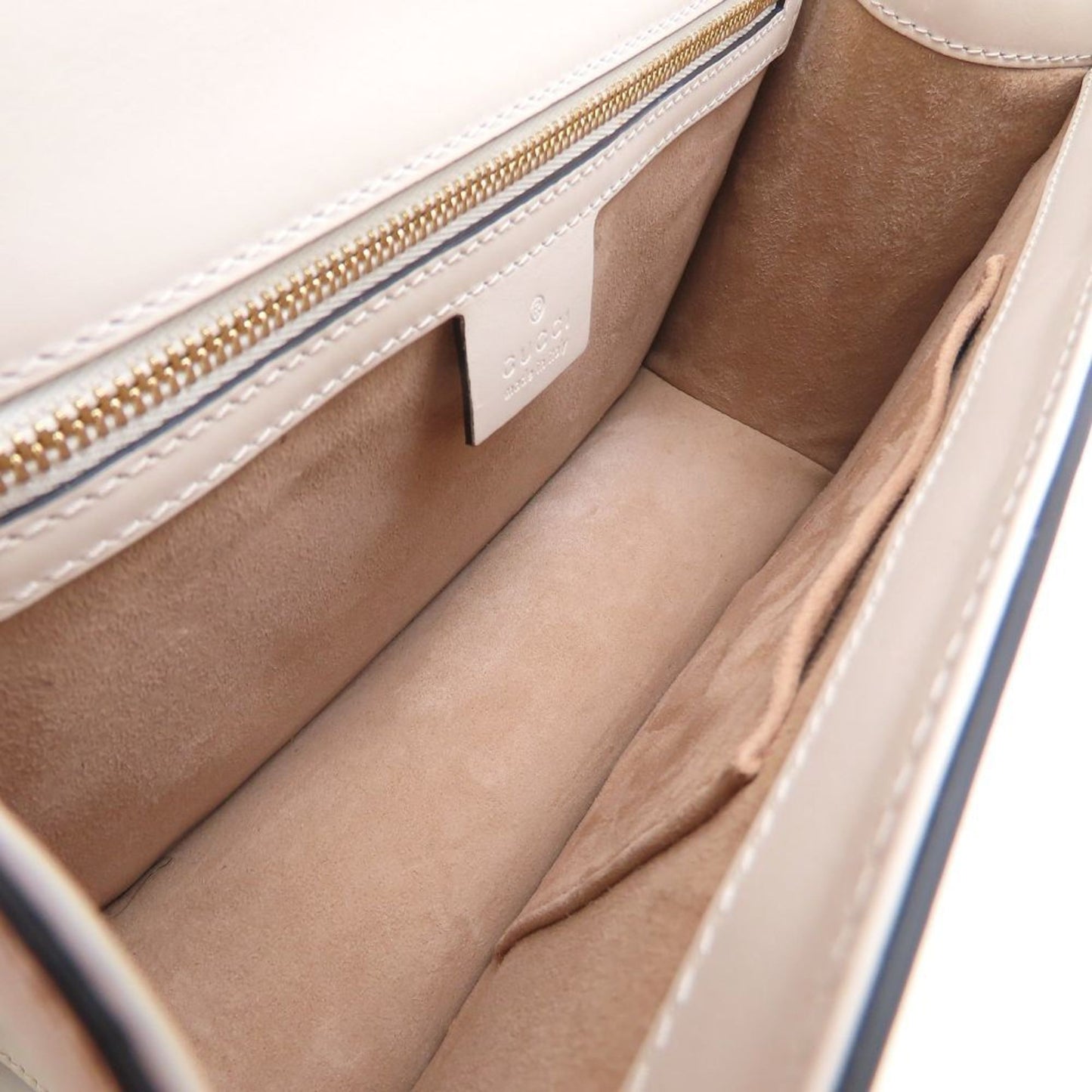 Gucci Ivory Leather Shoulder Bag ( )
