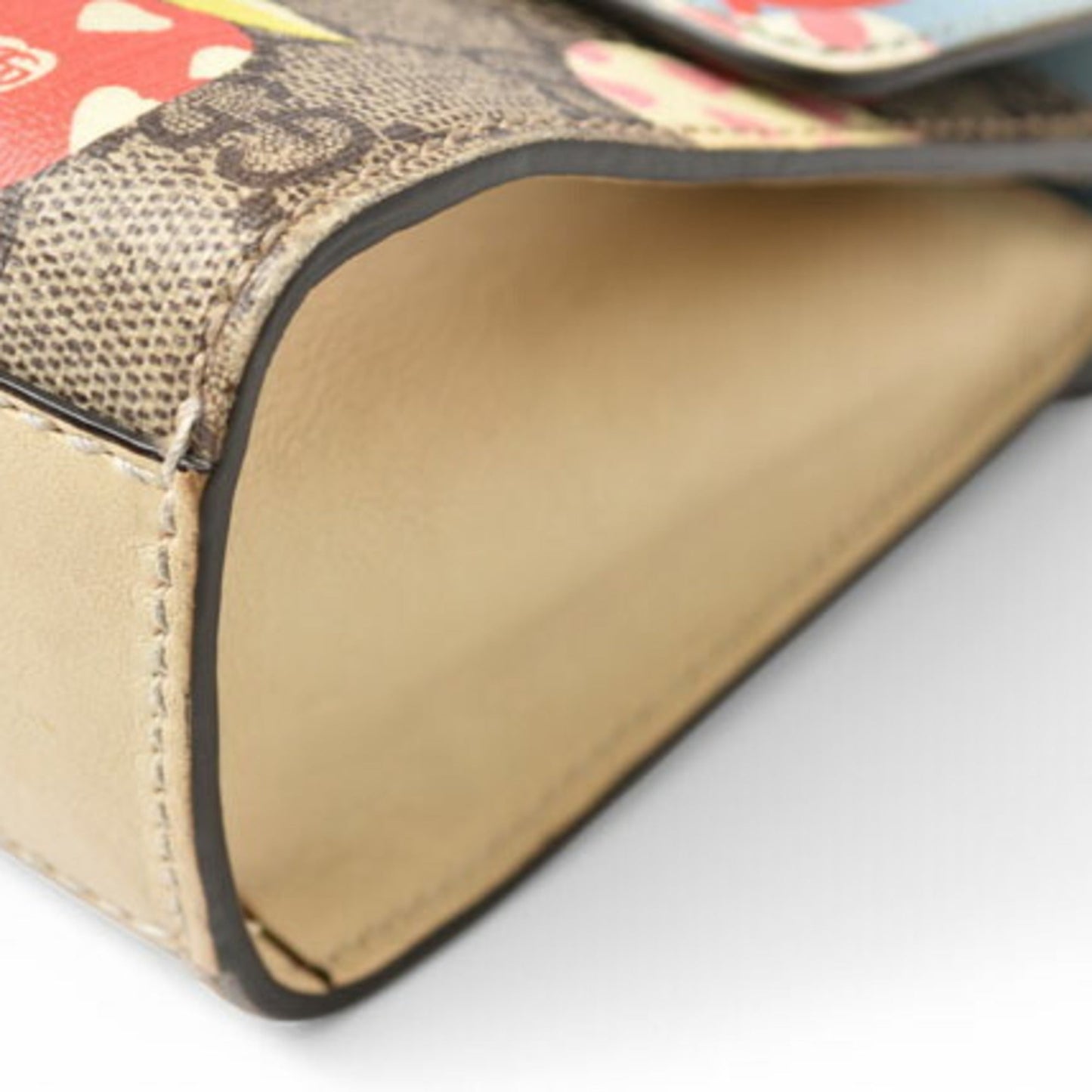 Gucci Beige Blue Brown Gg Supreme Shoulder Bag ( )