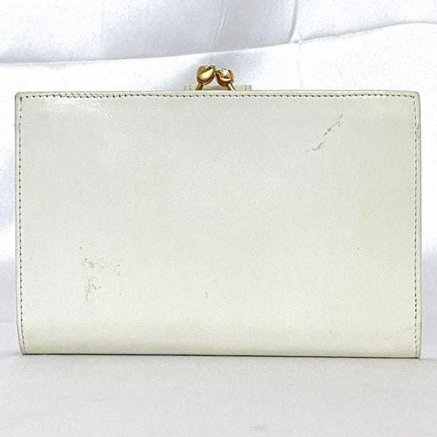 Gucci White Leather Wallet (Bi-Fold) ( )