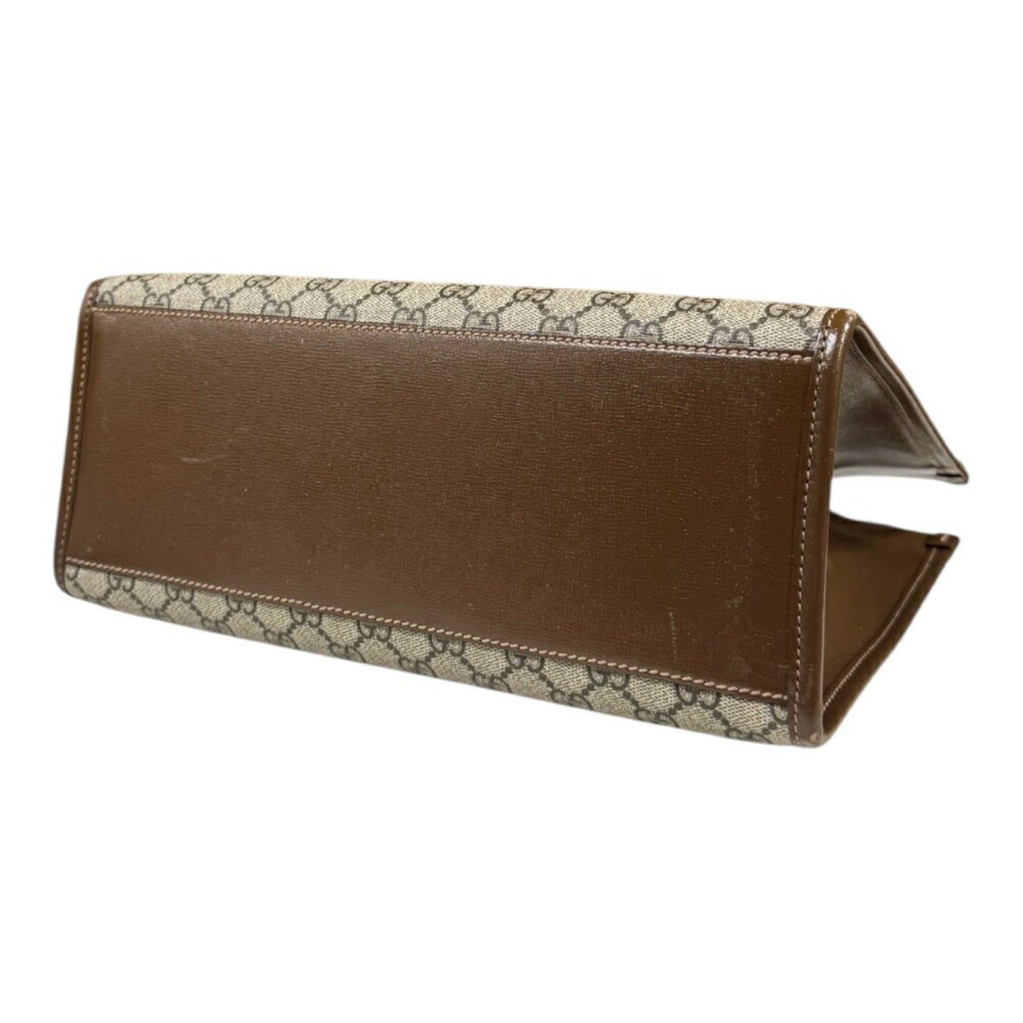 Gucci Beige Brown Gg Supreme Shoulder Bag ( )