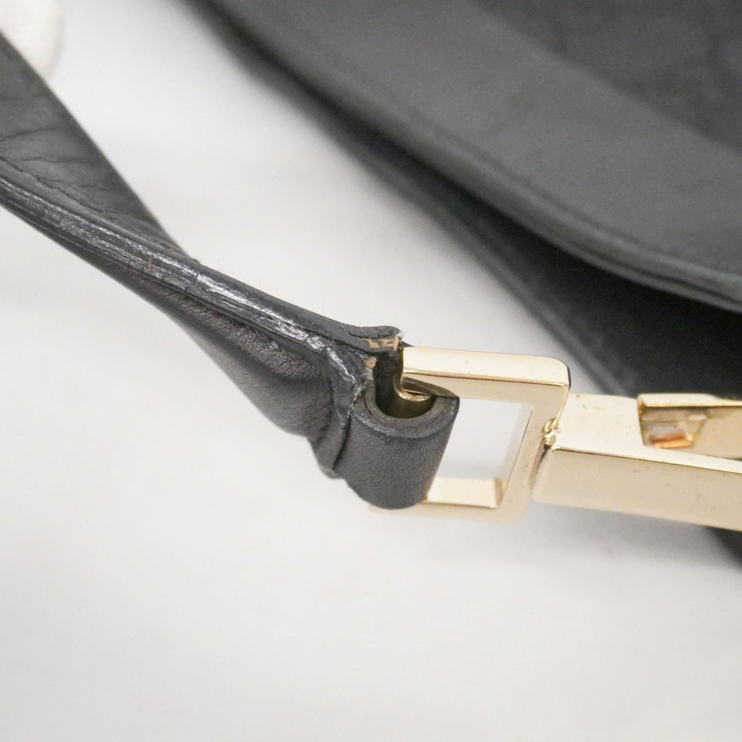 Gucci Black Canvas Shoulder Bag ( )
