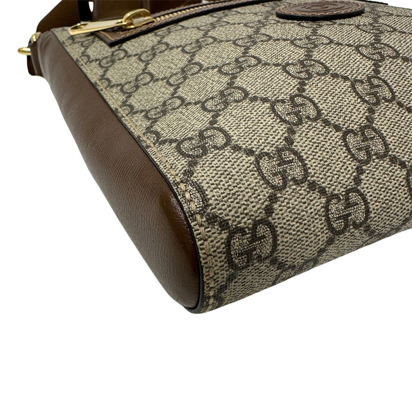 Gucci Black Brown Gg Supreme Shoulder Bag ( )