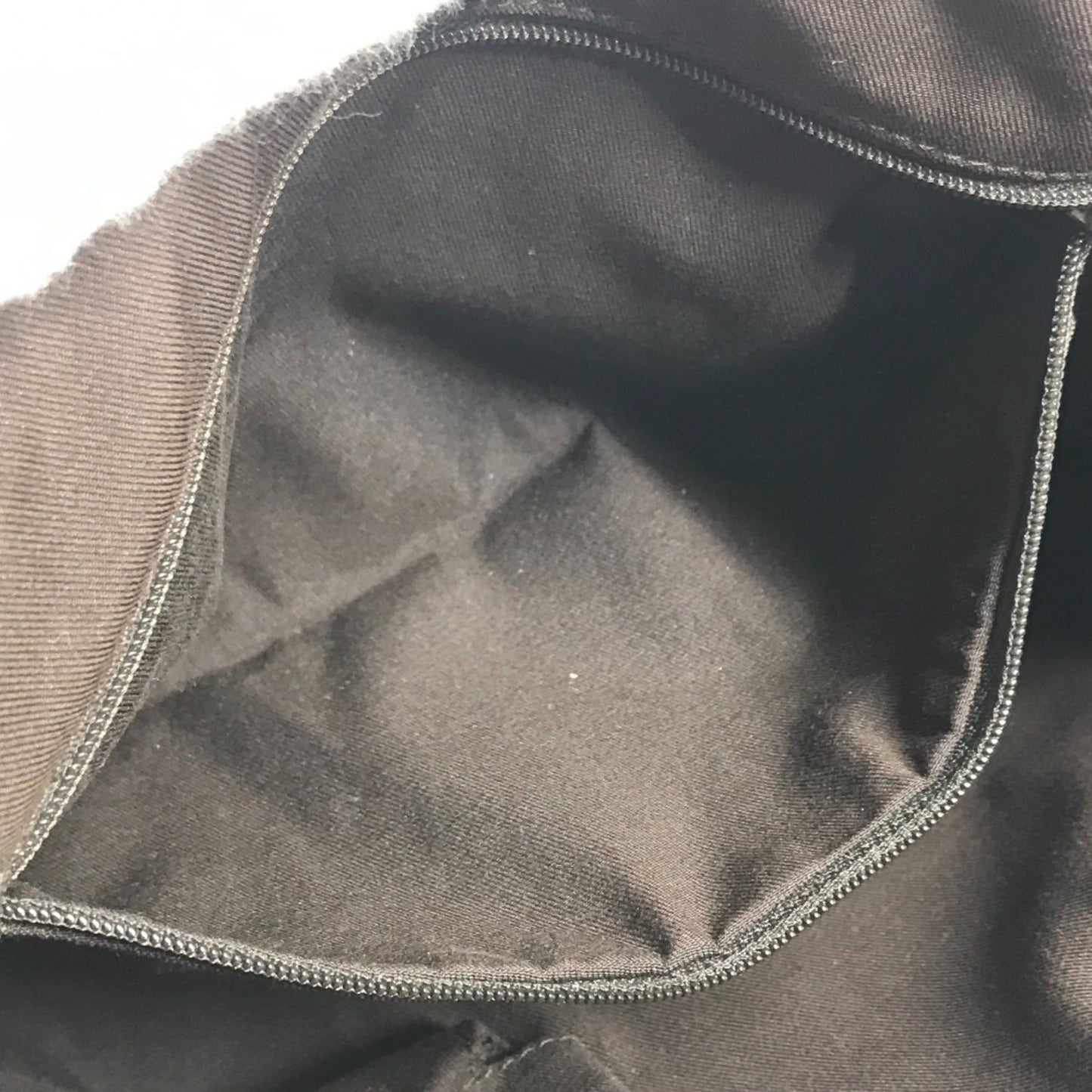 Gucci Beige Dark Brown Gg Canvas Leather Handbag Shoulder Bag Tote Bag ( )