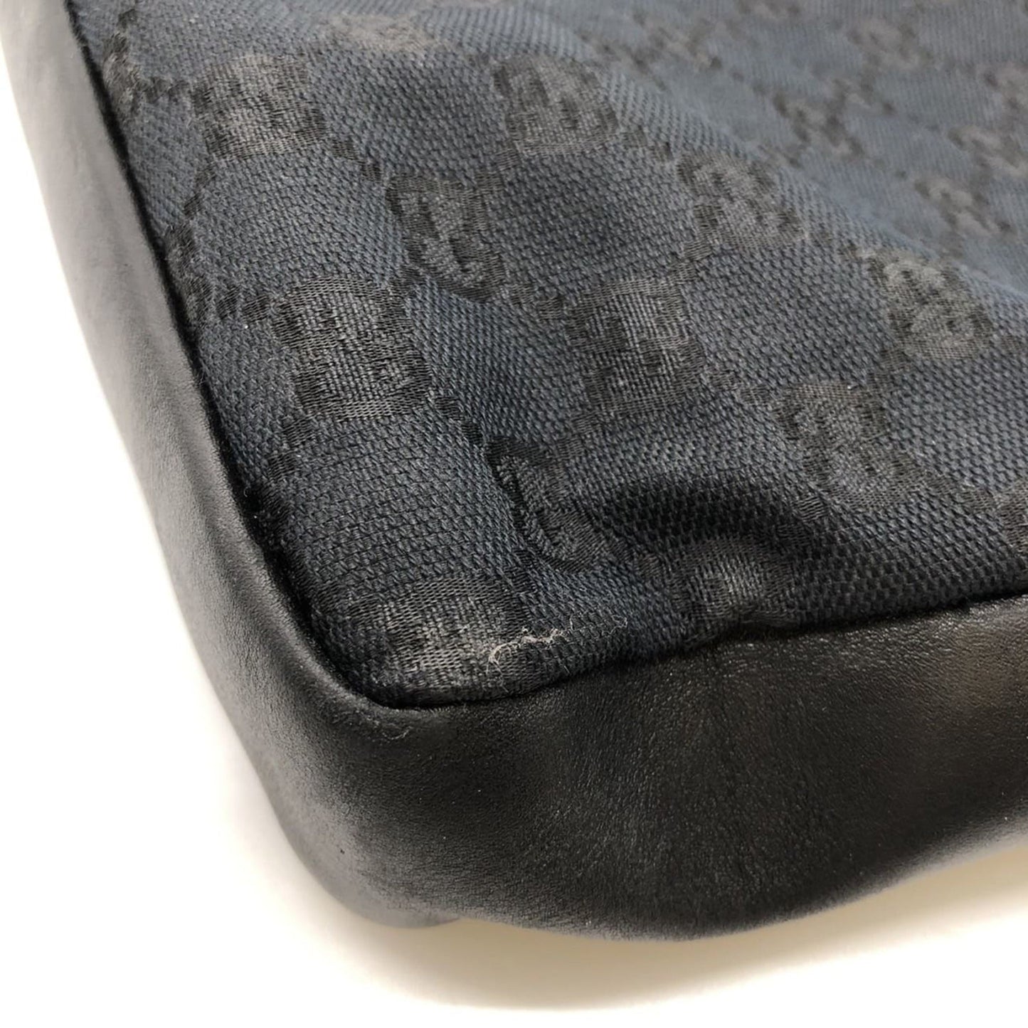 Gucci Gg Canvas Black Gg Canvas Shoulder Bag ( )