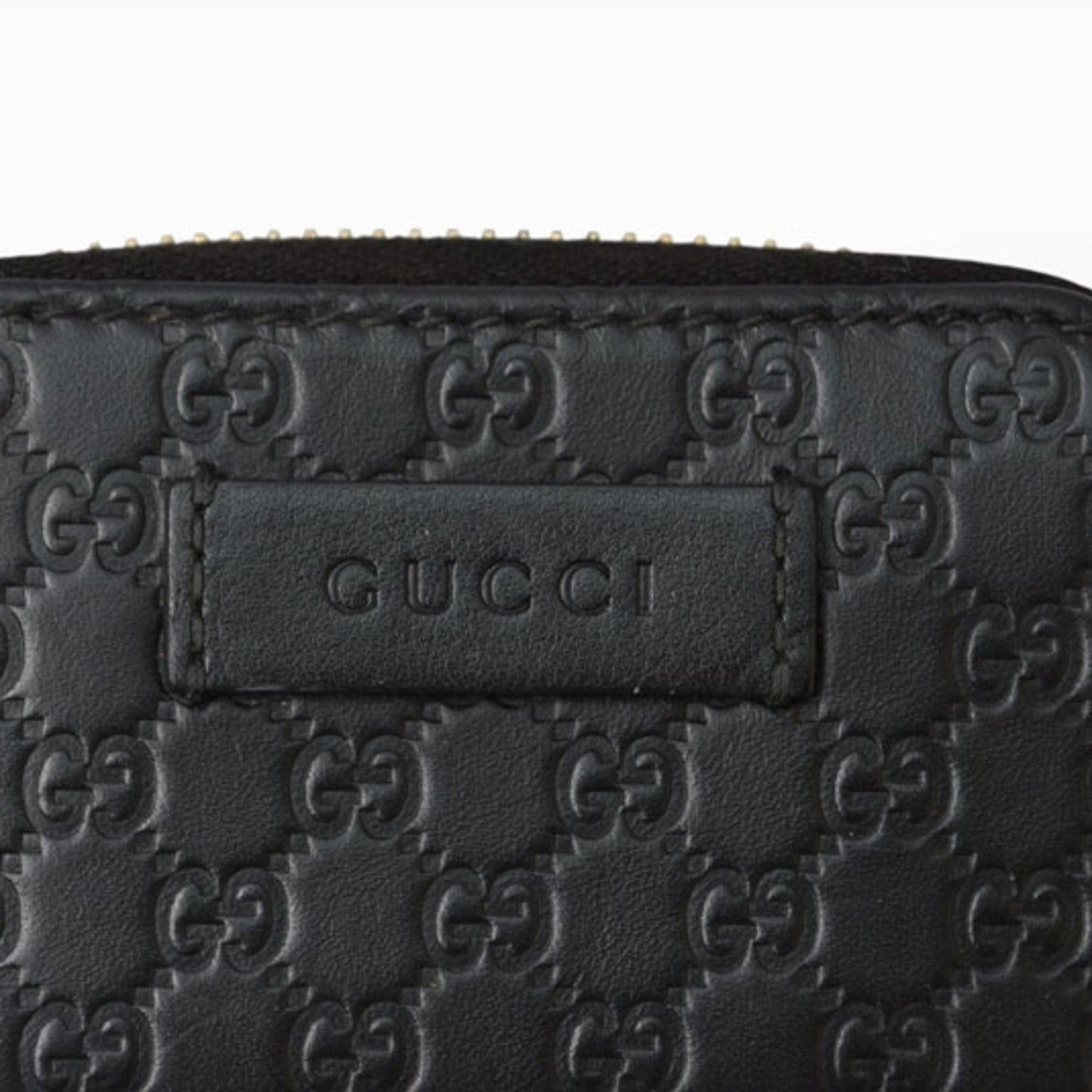 Gucci Black Leather Coin Purse/Coin Case ( )