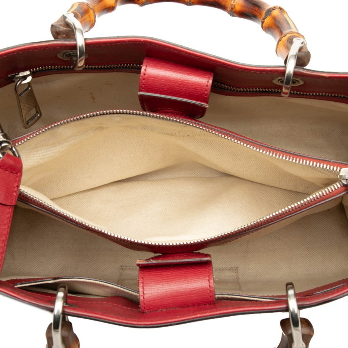 Gucci Multi-Color Red Color Leather Handbag Shoulder Bag ( )