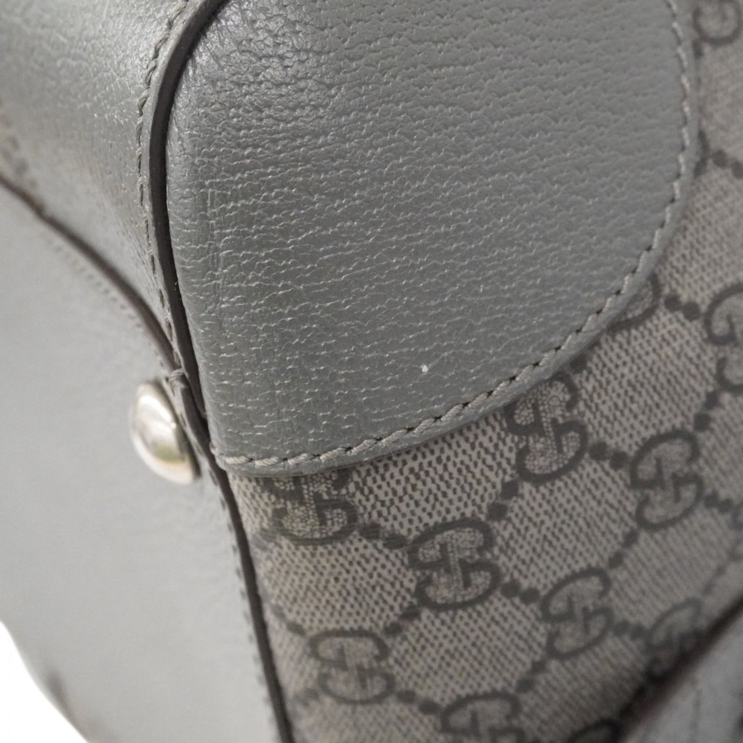 Gucci Gray Pvc Boston Bag ( )
