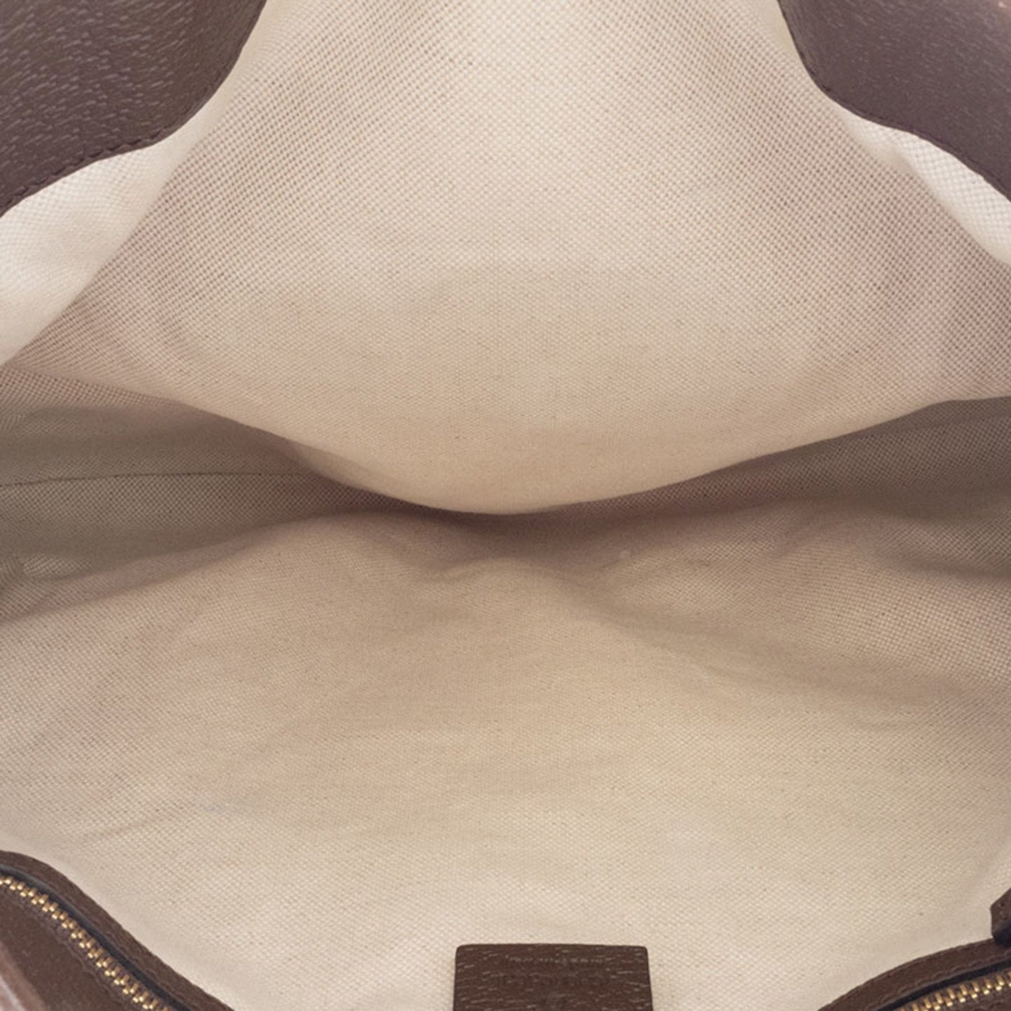 Gucci Beige Brown Gg Canvas Leather Shoulder Bag ( )