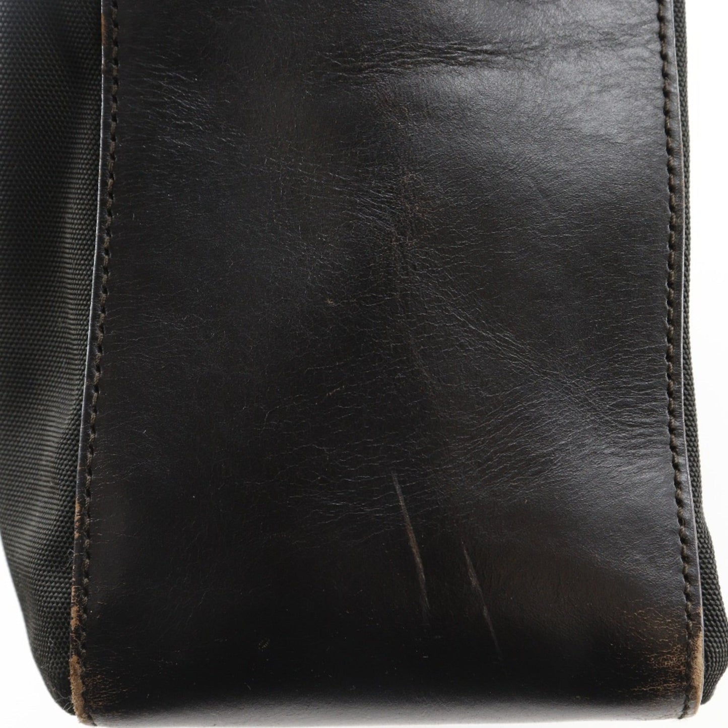 Gucci Black Nylon Canvas Shoulder Bag ( )