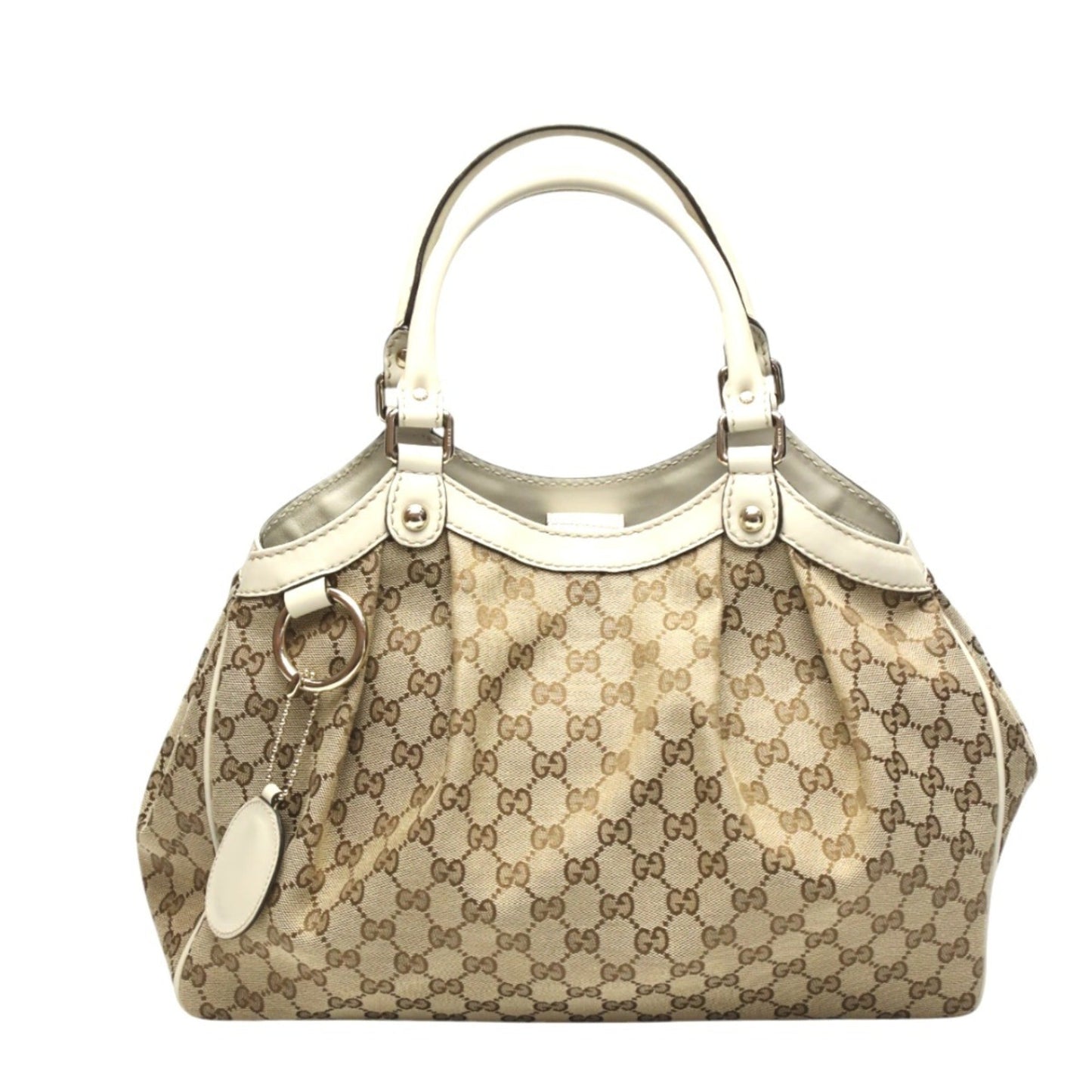 Gucci Brown Gg Canvas Handbag ( )