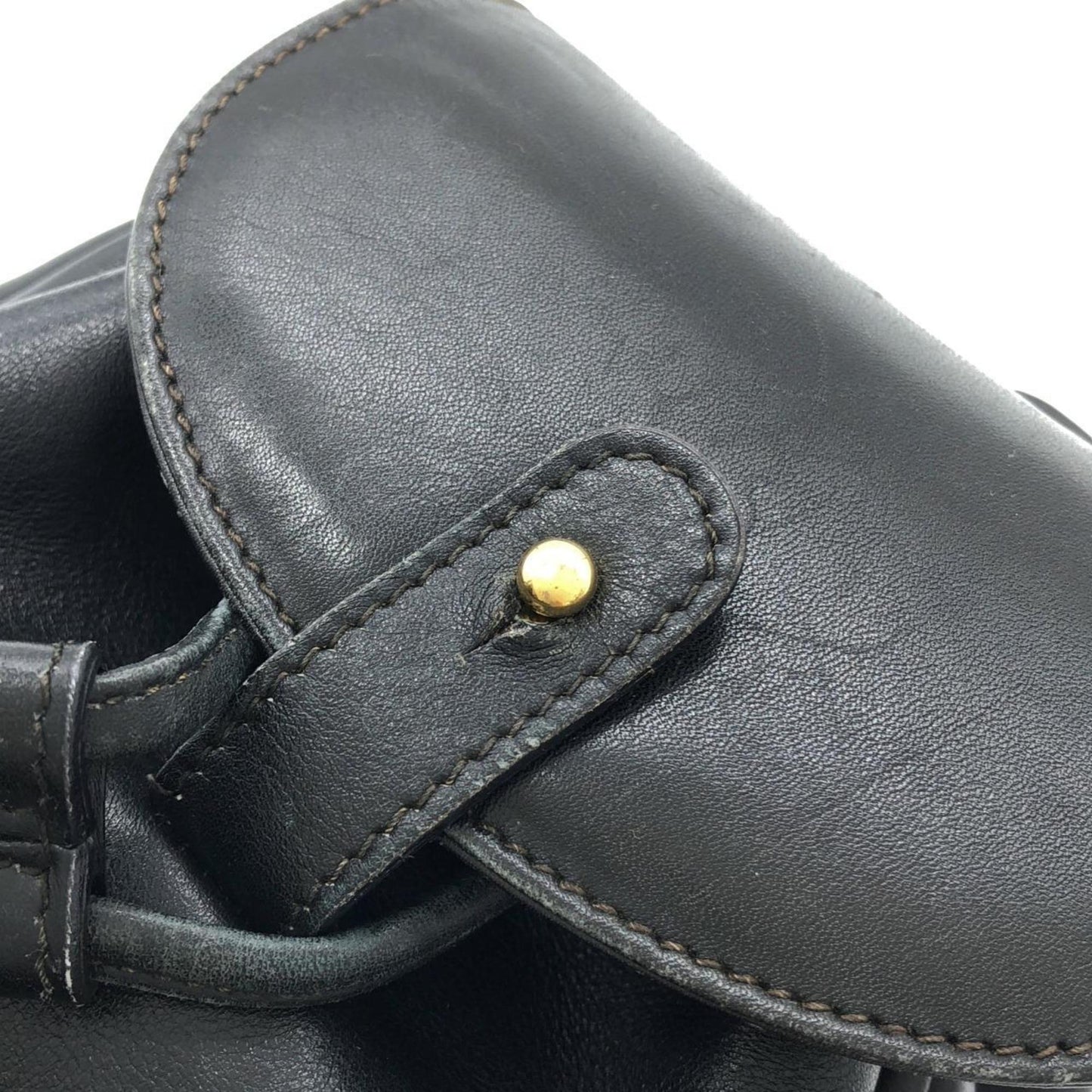 Gucci Black Leather Backpack ( )