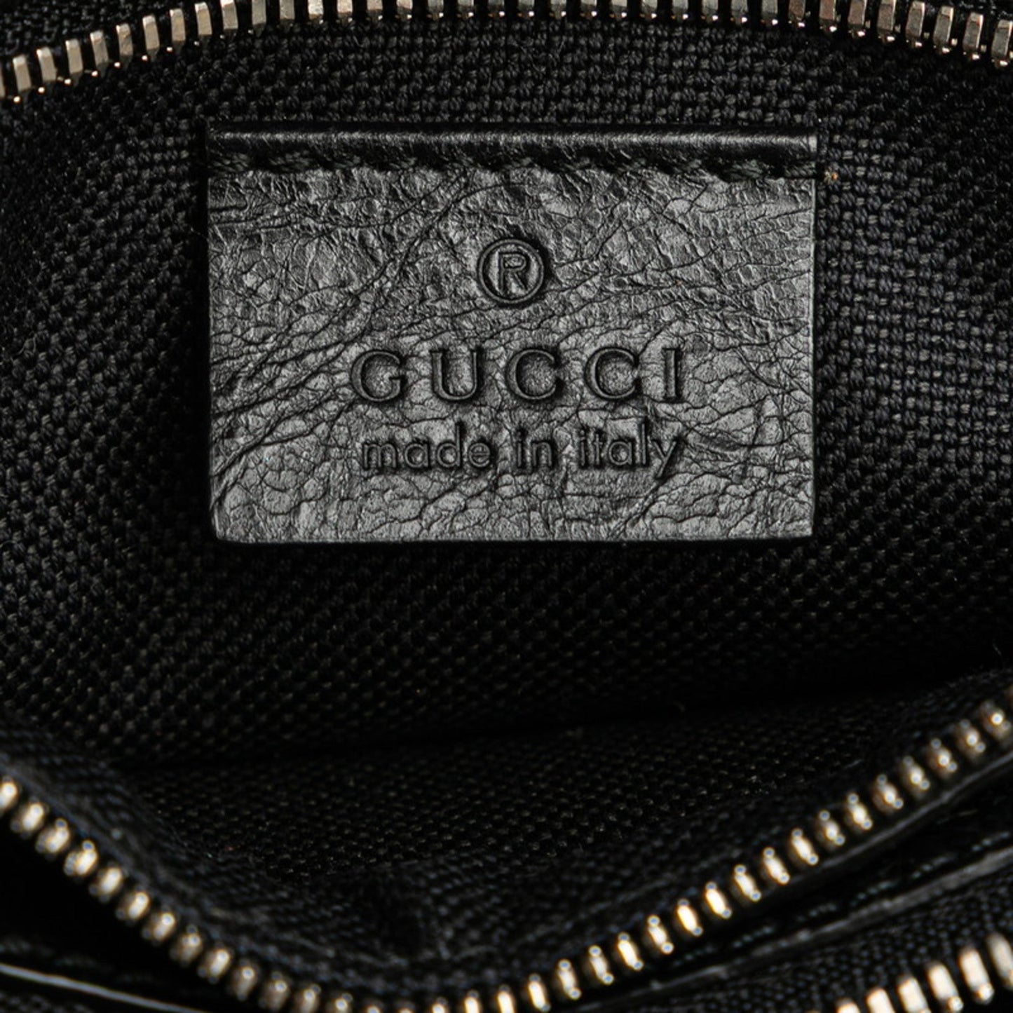Gucci Black Leather Fanny Pack ( )