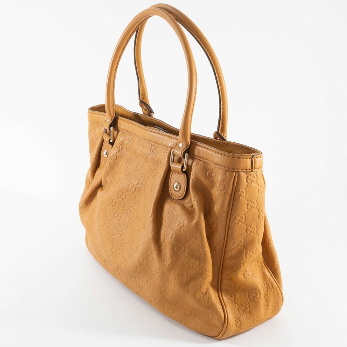 Gucci Brown Leather Handbag ( )