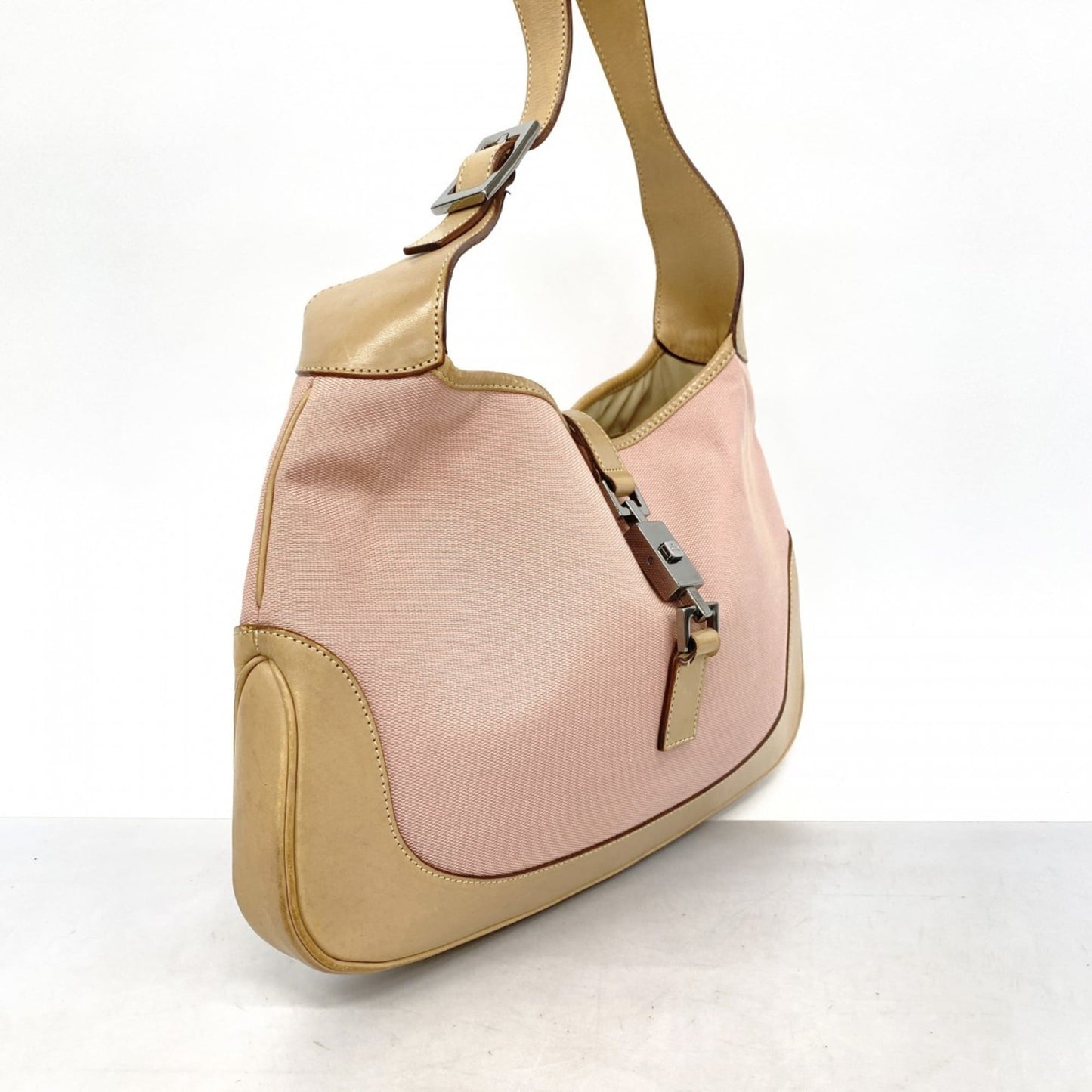 Gucci Pink Canvas Handbag ( )