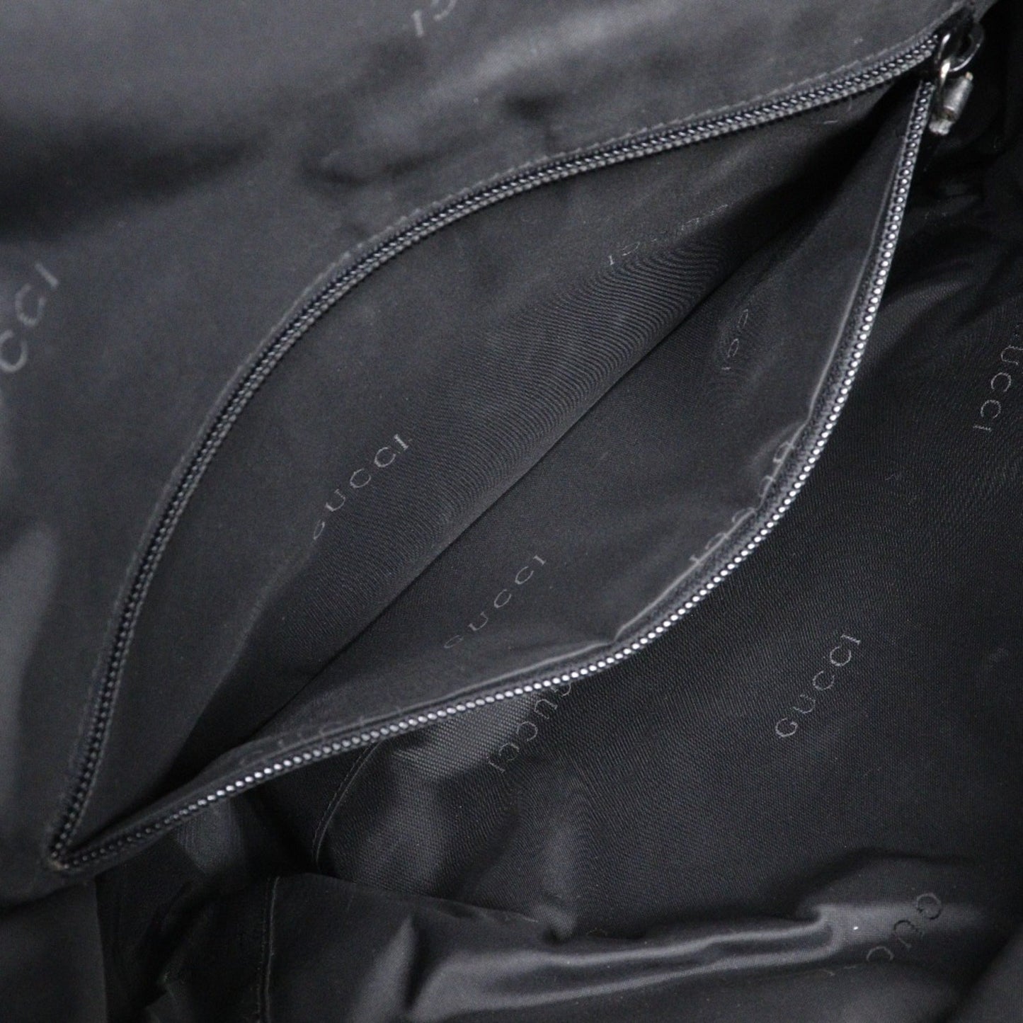 Gucci Black Nylon Canvas Backpack ( )