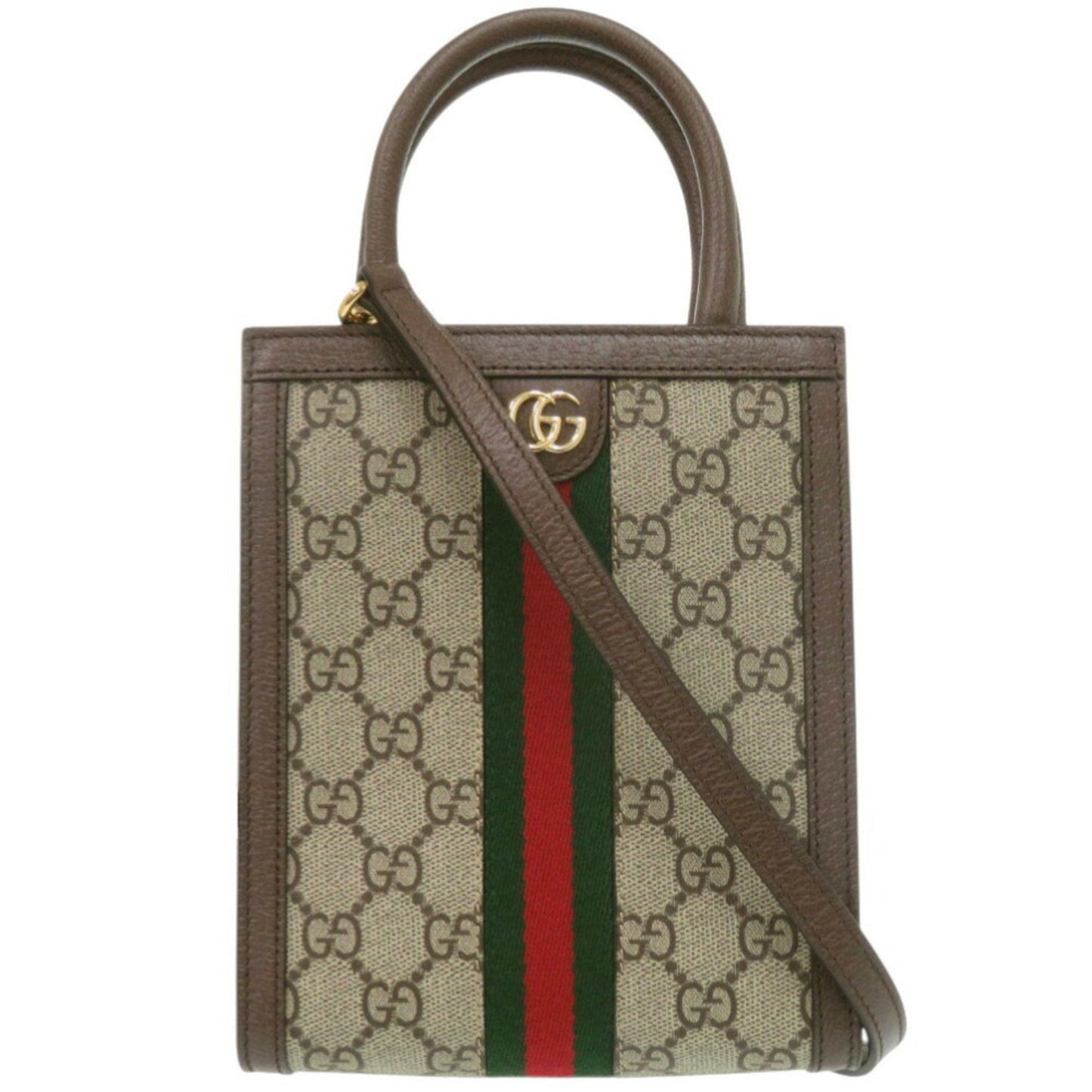 Gucci Beige Gg Canvas Shoulder Bag ( )
