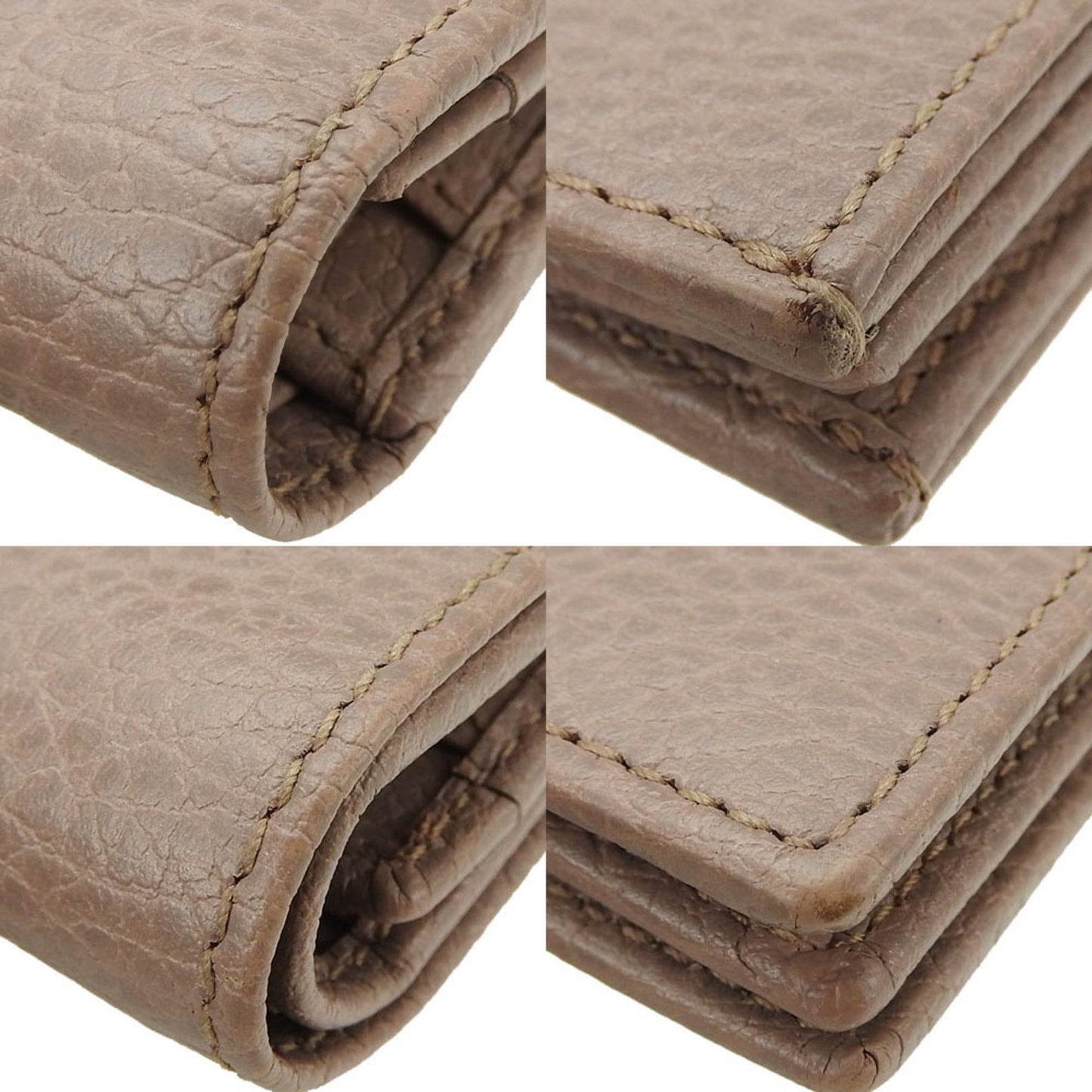 Gucci Beige Leather Wallet (Bi-Fold) ( )