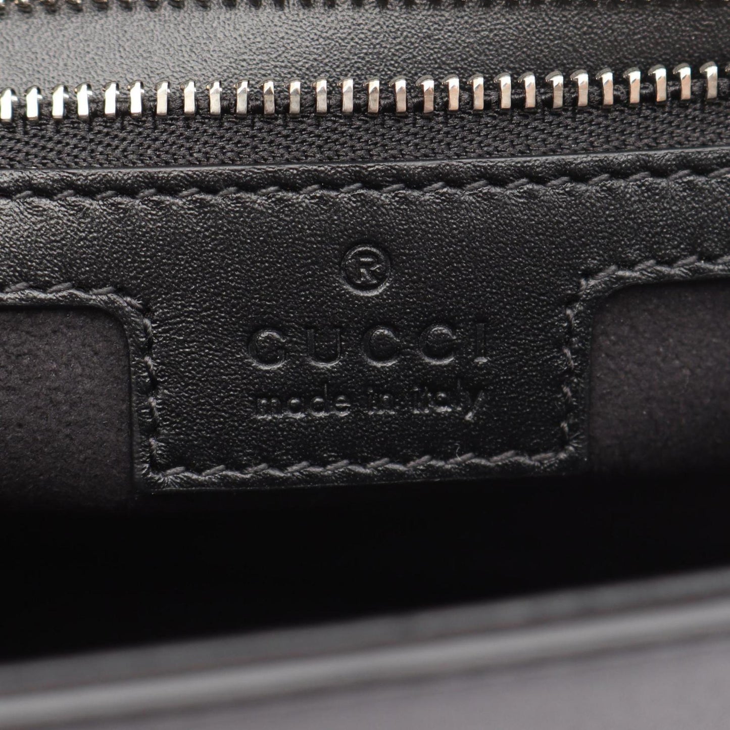 Gucci Black Leather Shoulder Bag ( )