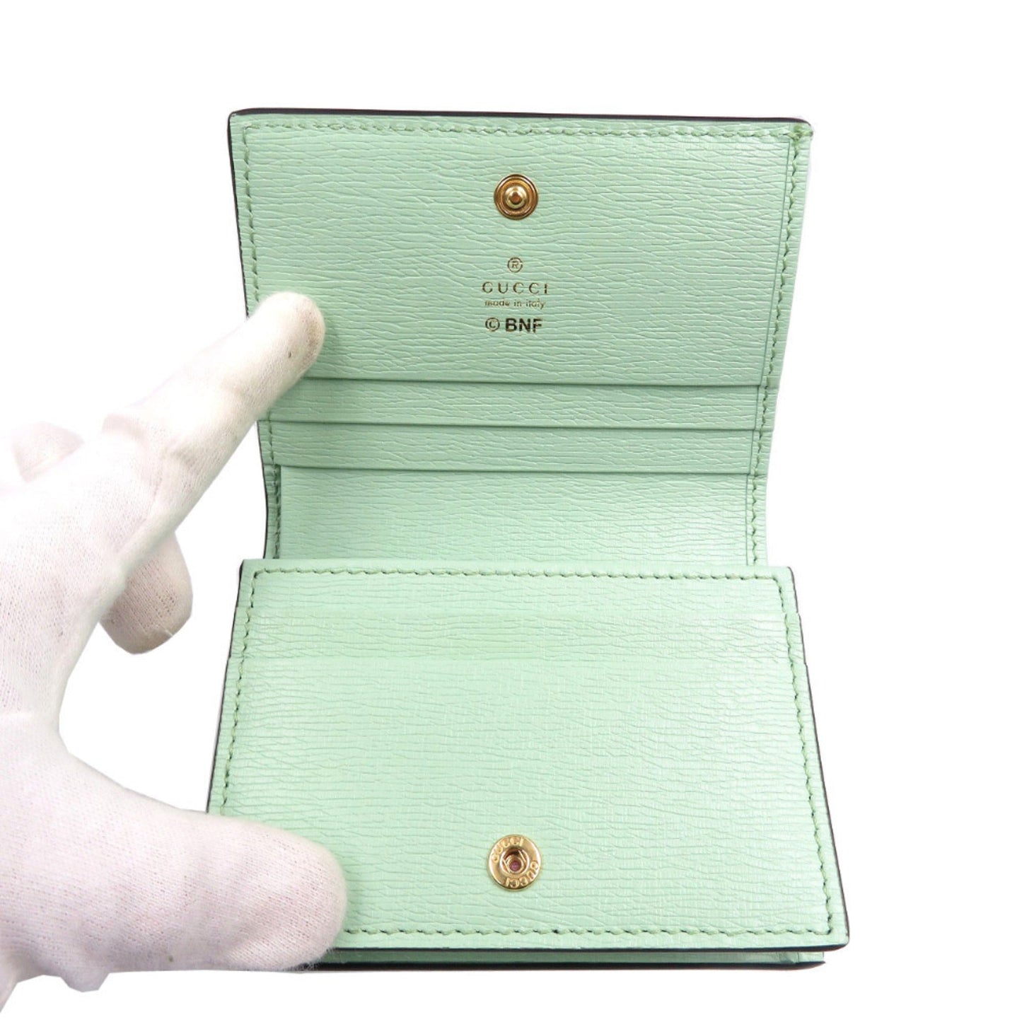 Gucci Emerald Emerald Green Leather Wallet (Bi-Fold) ( )